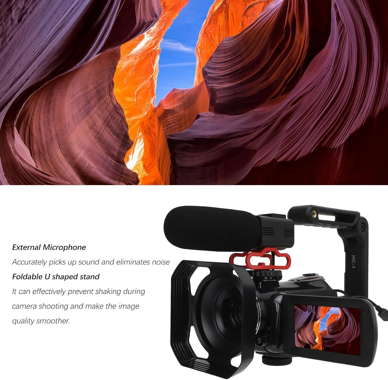 دوربین فیلمبرداری، دوربین فیلمبرداری دوربین دیجیتال، ضبط کننده دوربین، 4K 30MP Ultra HD صفحه لمسی چرخشی 3.0 اینچی IR دید در شب ضد لرزش دوربین DV دوربین فیلمبرداری، دوربین فیلمبرداری دوربین دیجیتال، ضبط کننده دوربین، 4K 30MP Ultra HD صفحه لمسی چرخشی 3.0 اینچی IR دید در شب ضد لرزش دوربین DV