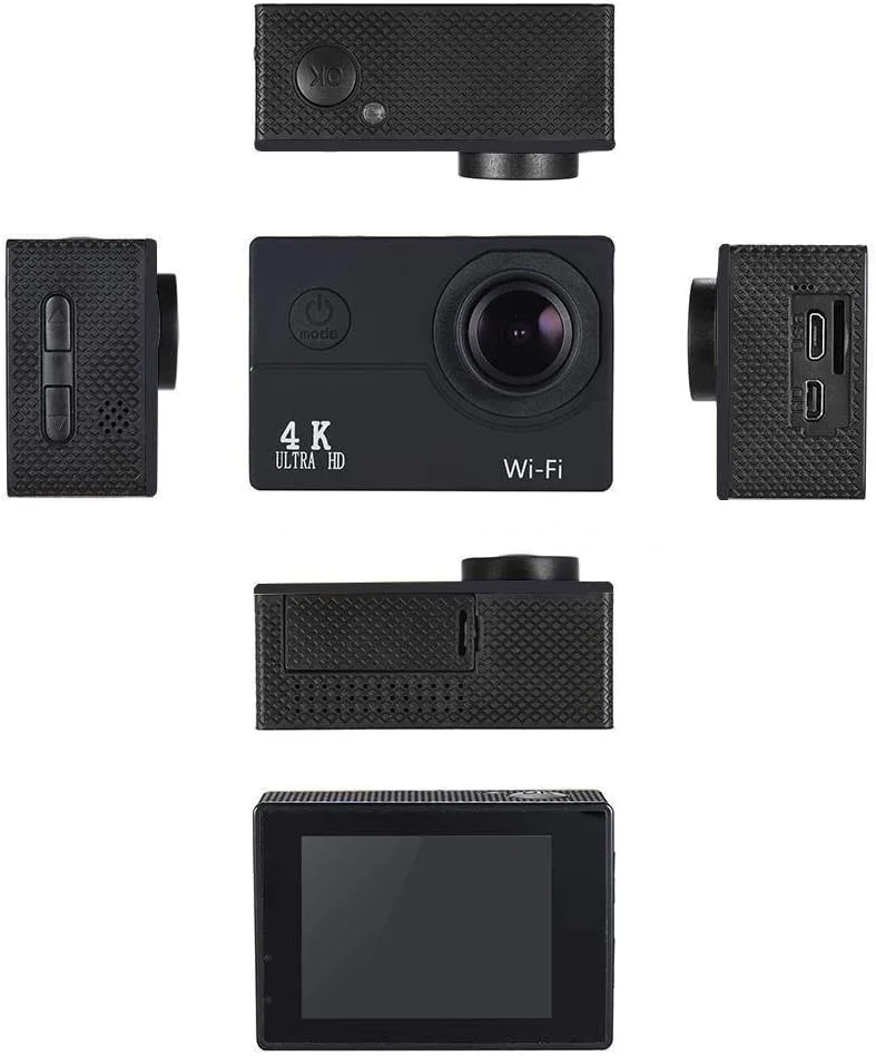 دوربین ورزشی اکشن 16 مگاپیکسل 4K Ultra HD 1080p وای فای ضد آب تا 30 متر دوربین ورزشی اکشن 16 مگاپیکسل 4K Ultra HD 1080p وای فای ضد آب تا 30 متر