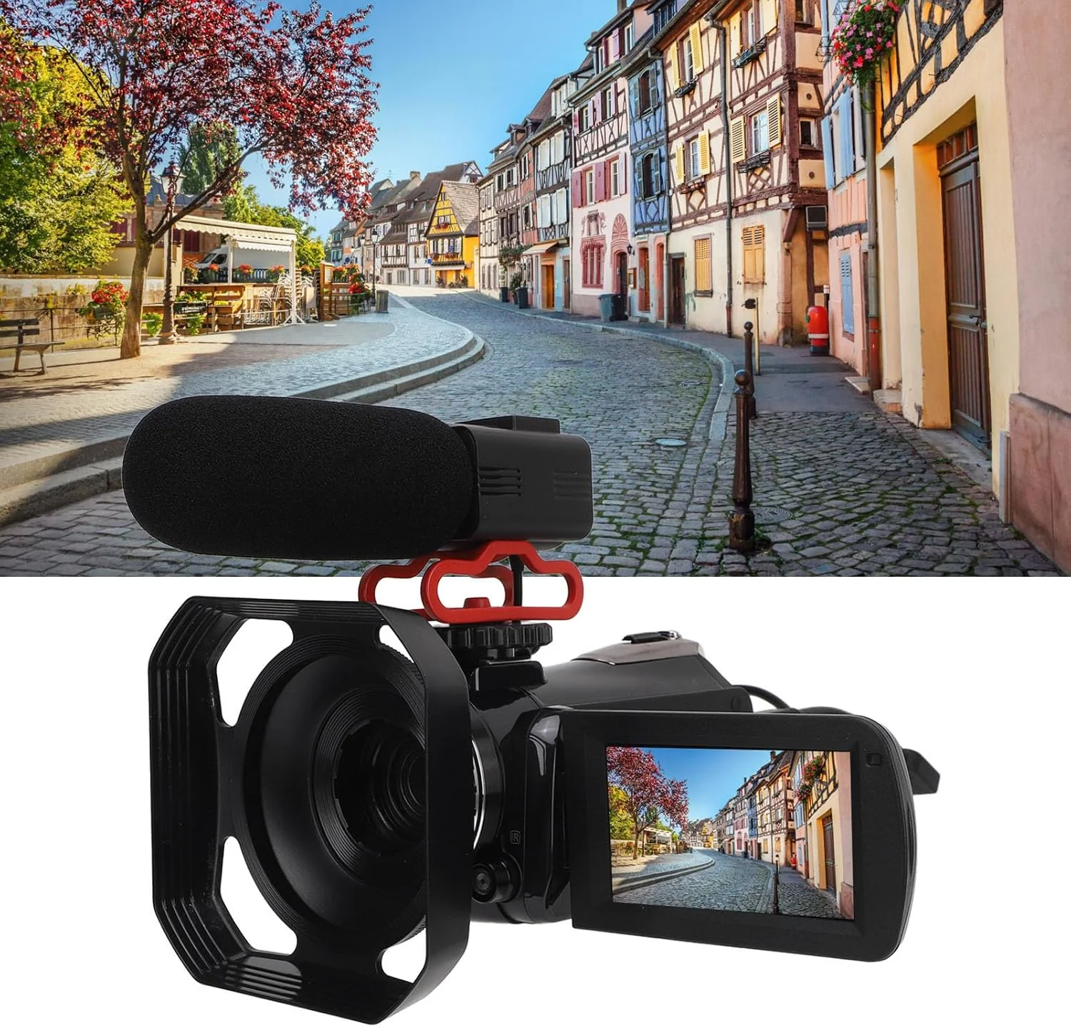 دوربین فیلمبرداری، دوربین فیلمبرداری دوربین دیجیتال، ضبط کننده دوربین، 4K 30MP Ultra HD صفحه لمسی چرخشی 3.0 اینچی IR دید در شب ضد لرزش دوربین DV دوربین فیلمبرداری، دوربین فیلمبرداری دوربین دیجیتال، ضبط کننده دوربین، 4K 30MP Ultra HD صفحه لمسی چرخشی 3.0 اینچی IR دید در شب ضد لرزش دوربین DV
