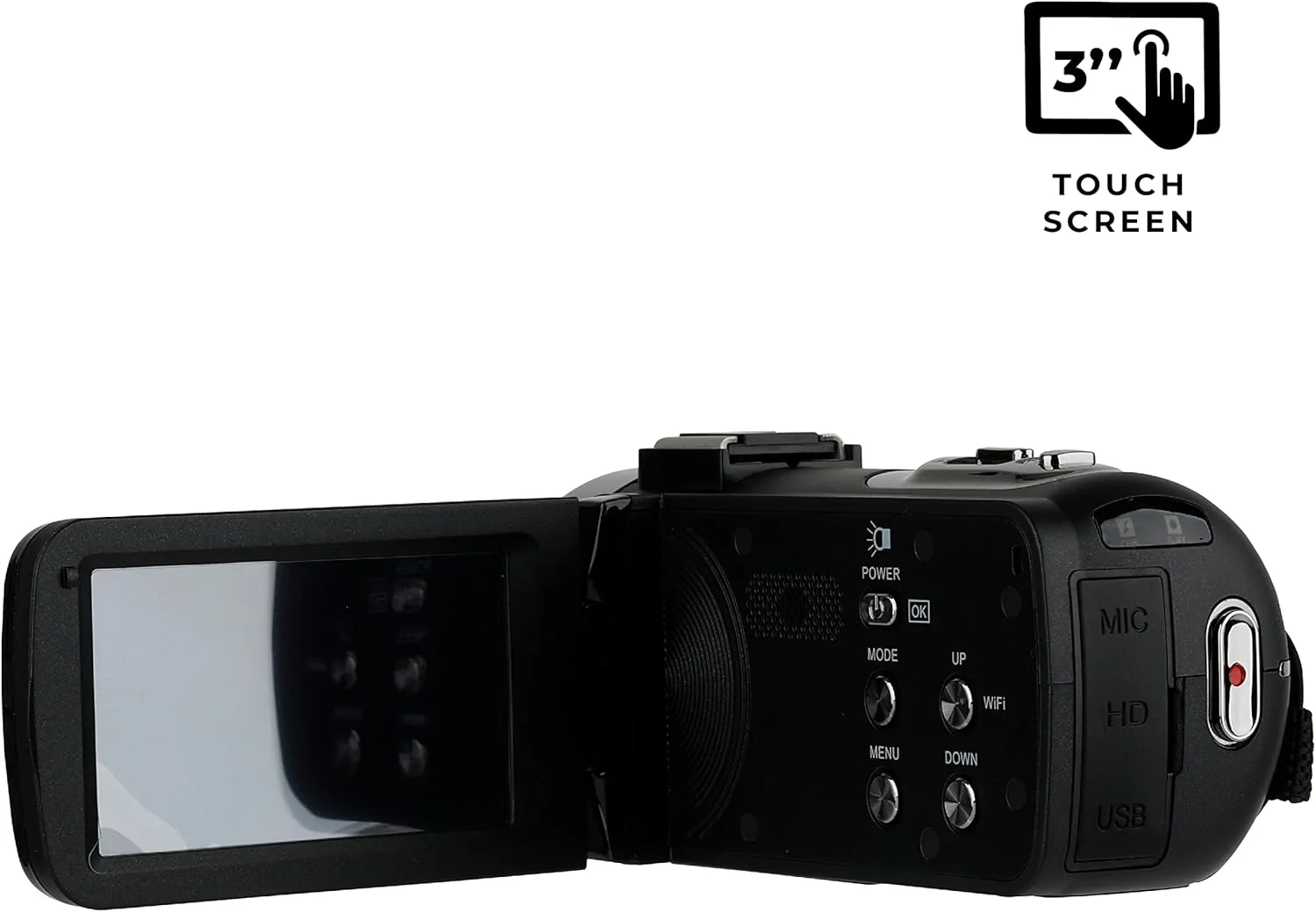 دوربین فیلمبرداری 4K ویویتار، دوربین فیلمبرداری Ultra HD Wi-Fi، زوم دیجیتال 18 برابر، ضبط کننده ویدیویی IPS 3 اینچی، دید در شب، دوربین ولاگ با اتصال میکروفون 3.5 میلی متری، قابل شارژ، اسلات کارت SD دوربین فیلمبرداری 4K ویویتار، دوربین فیلمبرداری Ultra HD Wi-Fi، زوم دیجیتال 18 برابر، ضبط کننده ویدیویی IPS 3 اینچی، دید در شب، دوربین ولاگ با اتصال میکروفون 3.5 میلی متری، قابل شارژ، اسلات کارت SD