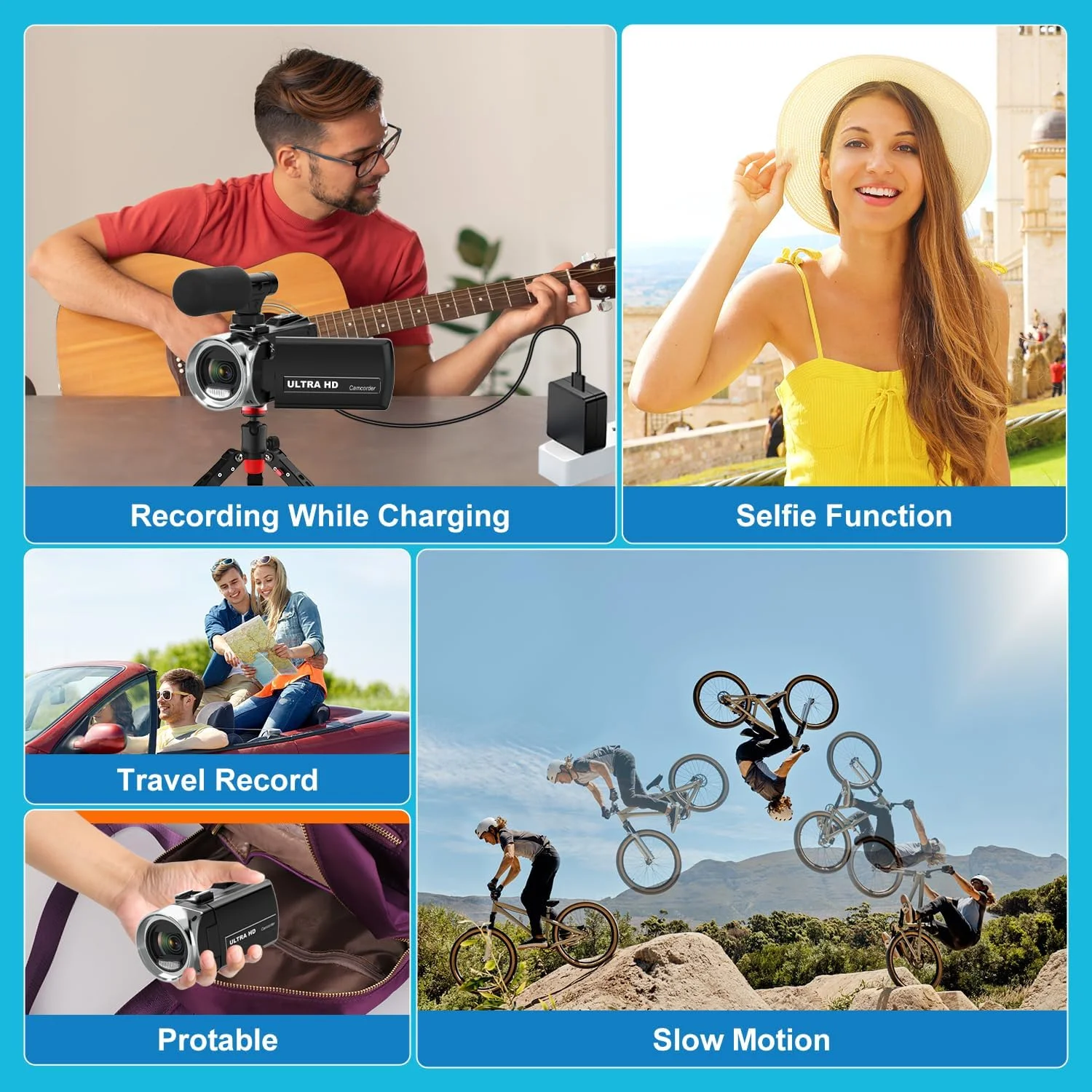 دوربین فیلمبرداری FHD 1080P 48MP 4K برای یوتیوب، دوربین ضبط فیلمبرداری و ولاگ 18X زوم دیجیتال صفحه نمایش IPS 3.0 اینچی با چرخش 270 درجه دوربین فیلمبرداری FHD 1080P 48MP 4K برای یوتیوب، دوربین ضبط فیلمبرداری و ولاگ 18X زوم دیجیتال صفحه نمایش IPS 3.0 اینچی با چرخش 270 درجه