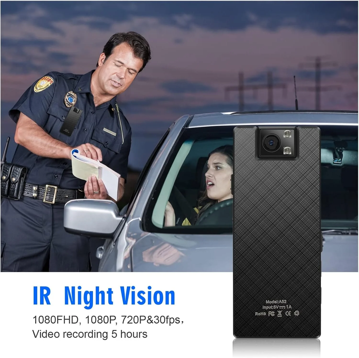 دوربین فیلمبرداری ورزشی A52 Full HD 1080P با قابلیت تشخیص حرکت و گیره پشتی چرخان 360 درجه - ثبت هر لحظه شما. (رنگ: A52، اندازه: با 128 گیگابایت) دوربین فیلمبرداری ورزشی A52 Full HD 1080P با قابلیت تشخیص حرکت و گیره پشتی چرخان 360 درجه - ثبت هر لحظه شما. (رنگ: A52، اندازه: با 128 گیگابایت)