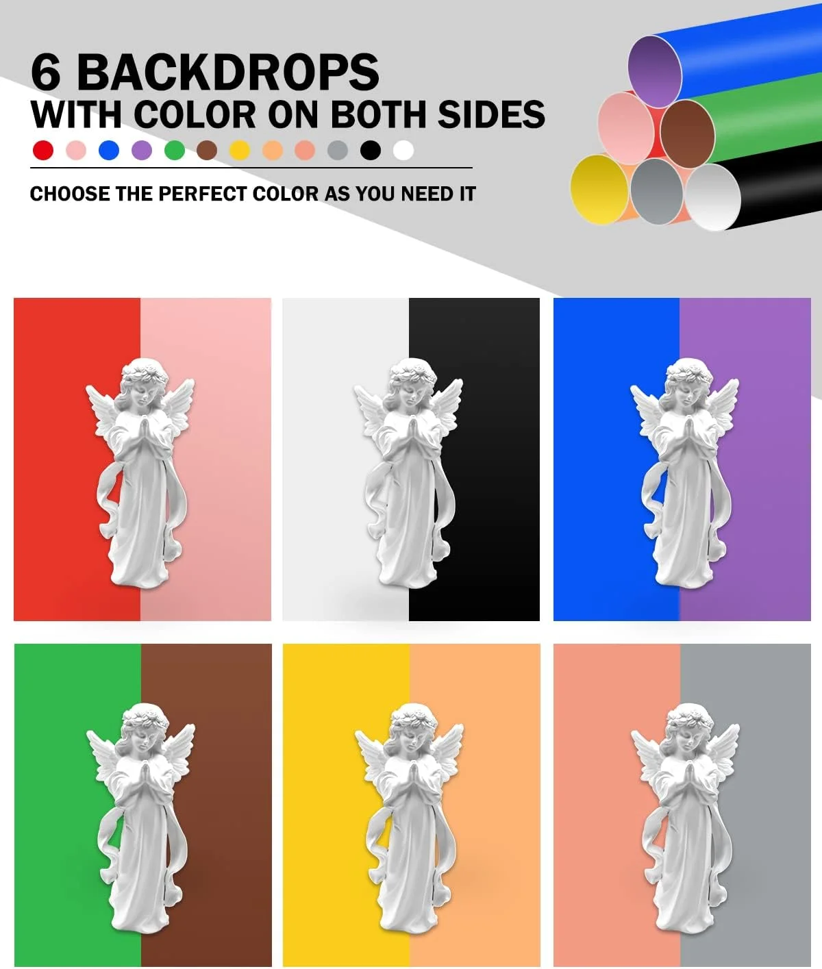 جعبه نور استودیویی تاشو و قابل حمل PULUZ با قطر 25 سانتی متر، جعبه نور با روشنایی قابل تنظیم، کیت چادر عکاسی با چراغ های LED و 12 پس زمینه رنگی جعبه نور استودیویی تاشو و قابل حمل PULUZ با قطر 25 سانتی متر، جعبه نور با روشنایی قابل تنظیم، کیت چادر عکاسی با چراغ های LED و 12 پس زمینه رنگی