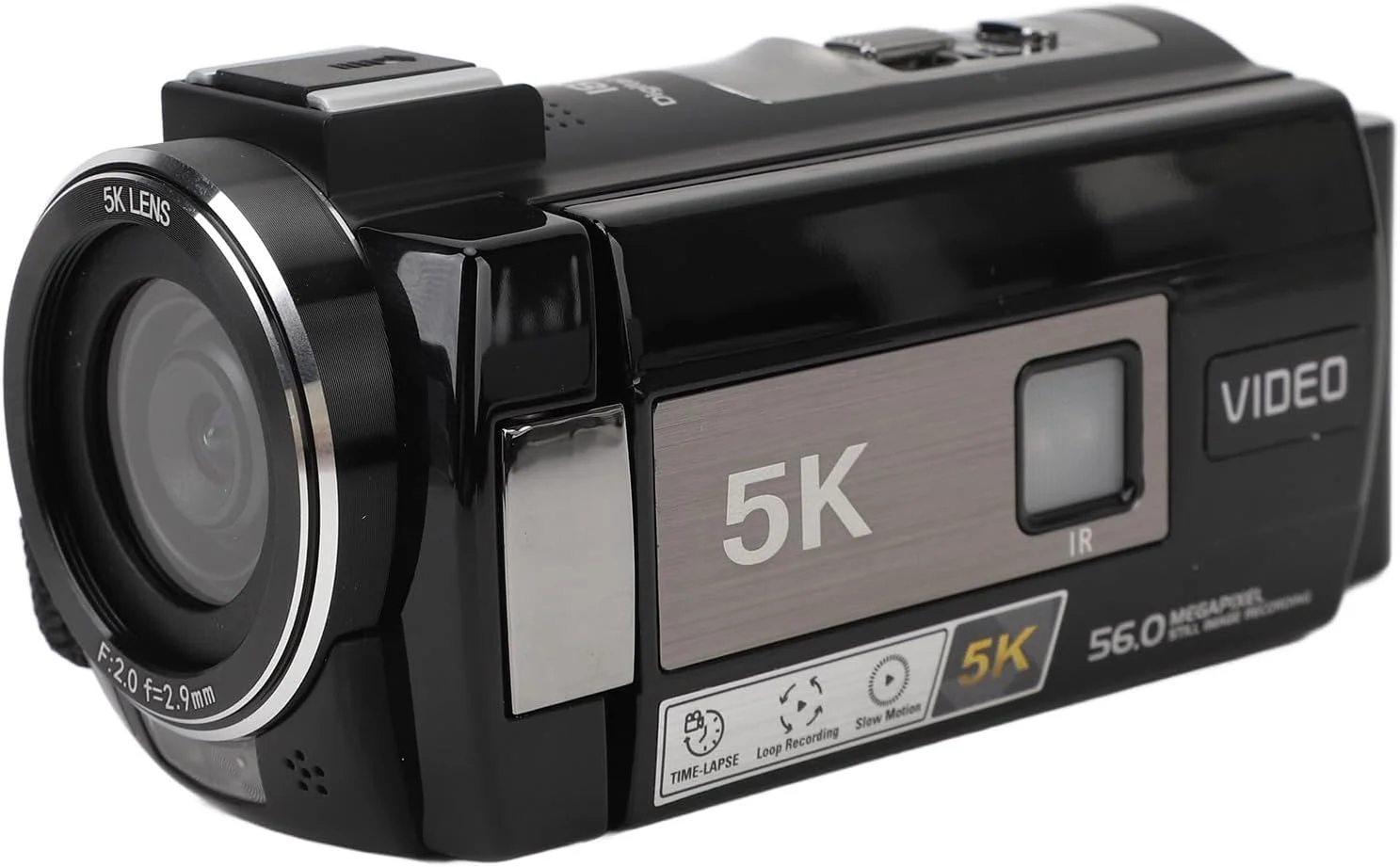 دوربین فیلمبرداری وای فای 5K، زوم دیجیتال 18X ضد لرزش، دوربین فیلمبرداری 5K با صفحه لمسی 3 اینچی برای ضبط