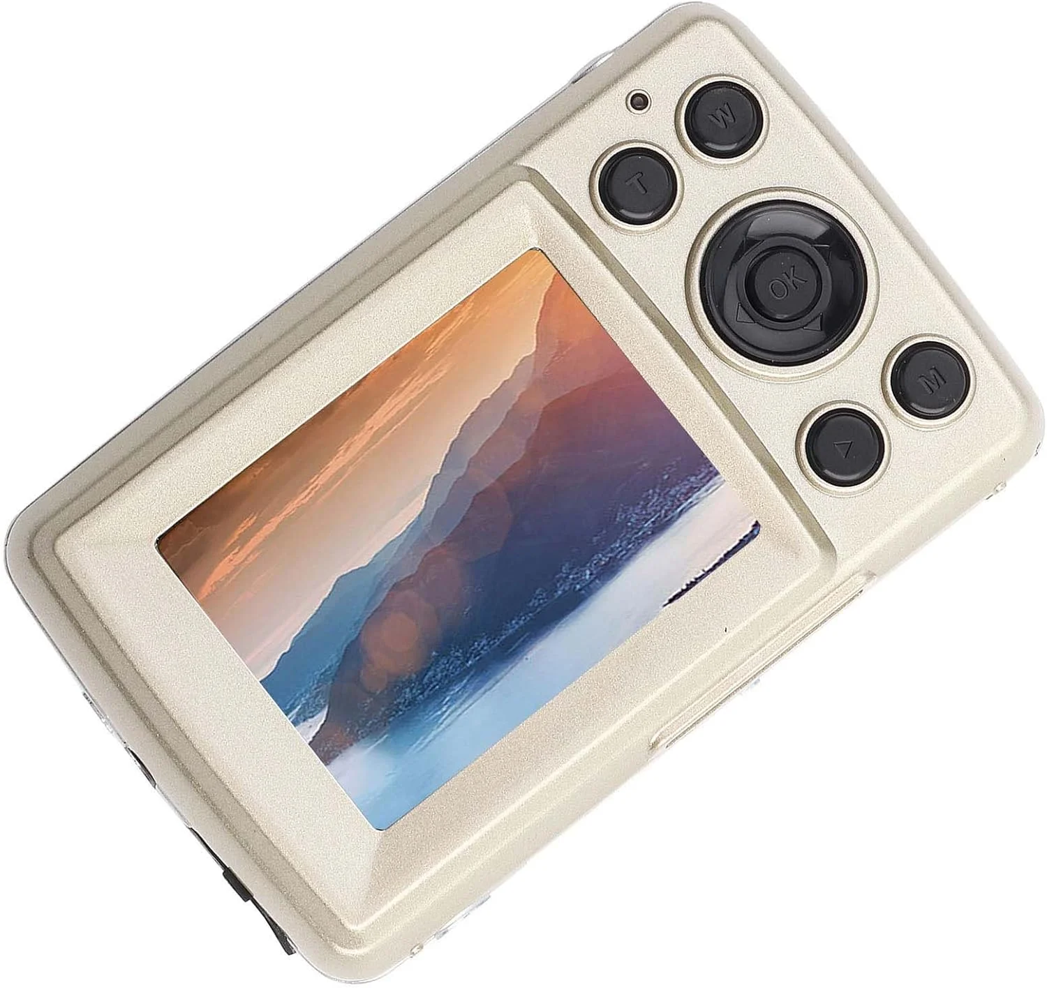 دوربین دیجیتال POCREATION، دوربین فیلمبرداری 5 مگاپیکسلی 720P 30FPS با صفحه نمایش LCD 2.4 اینچی، دوربین دیجیتال فشرده با زوم 16X HD Mini برای ضبط در فضای باز (طلایی) دوربین دیجیتال POCREATION، دوربین فیلمبرداری 5 مگاپیکسلی 720P 30FPS با صفحه نمایش LCD 2.4 اینچی، دوربین دیجیتال فشرده با زوم 16X HD Mini برای ضبط در فضای باز (طلایی)