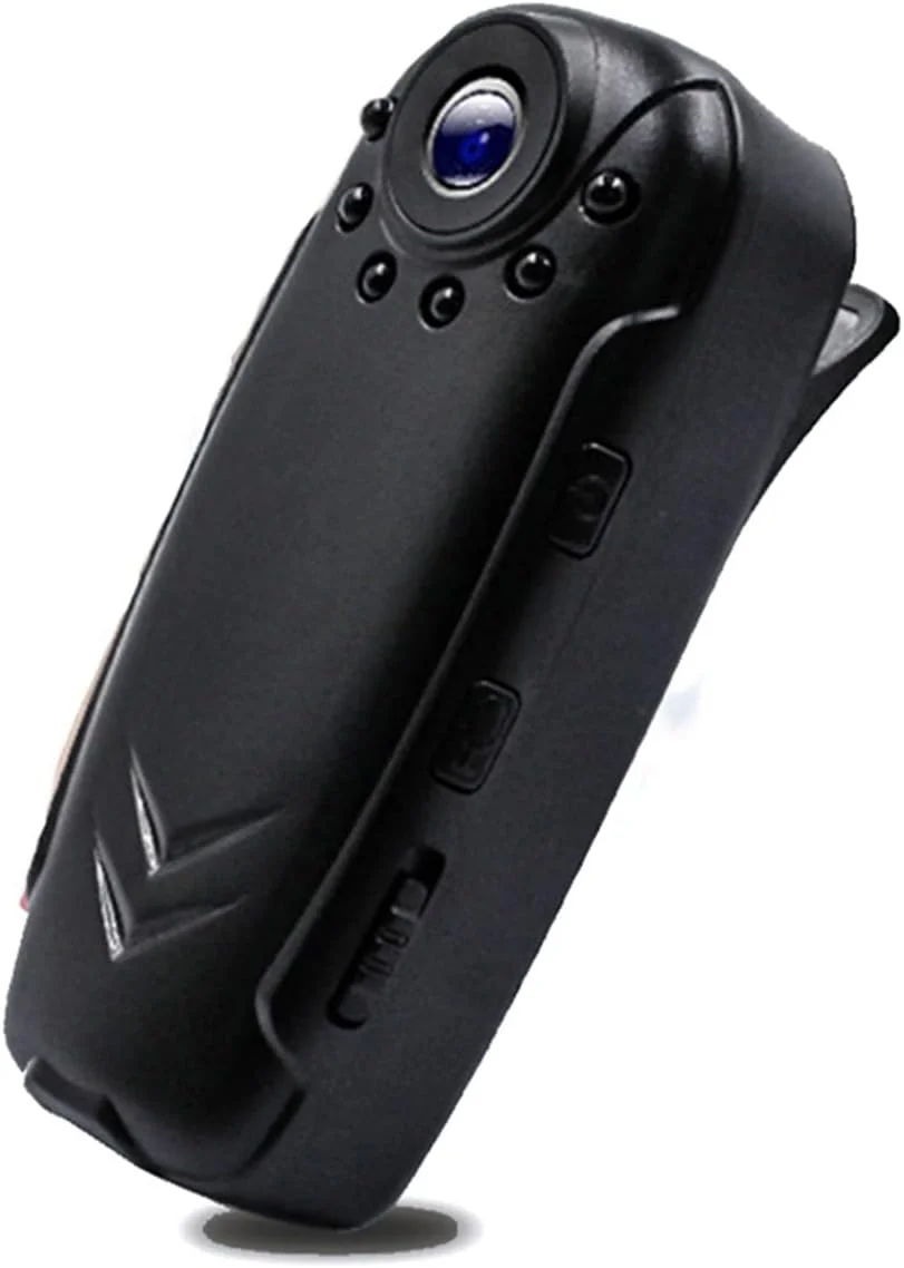 دوربین فیلمبرداری کوچک ضبط کننده اجرای قانون 1080P ضبط کننده ویدیو حرفه ای بدنه قابل حمل جلسه تثبیت طول عمر باتری طولانی (رنگ: Z1، اندازه: با کارت TF 64 گیگابایتی)