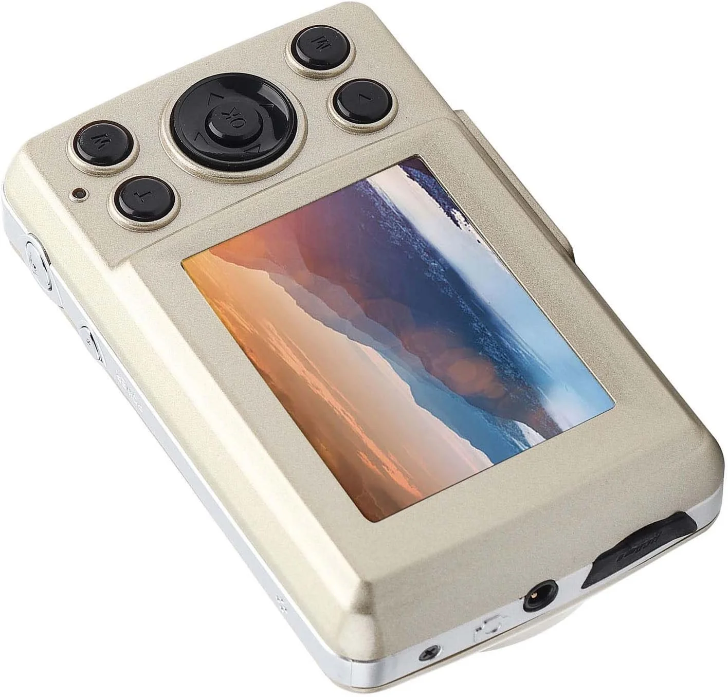 دوربین دیجیتال POCREATION، دوربین فیلمبرداری 5 مگاپیکسلی 720P 30FPS با صفحه نمایش LCD 2.4 اینچی، دوربین دیجیتال فشرده با زوم 16X HD Mini برای ضبط در فضای باز (طلایی) دوربین دیجیتال POCREATION، دوربین فیلمبرداری 5 مگاپیکسلی 720P 30FPS با صفحه نمایش LCD 2.4 اینچی، دوربین دیجیتال فشرده با زوم 16X HD Mini برای ضبط در فضای باز (طلایی)