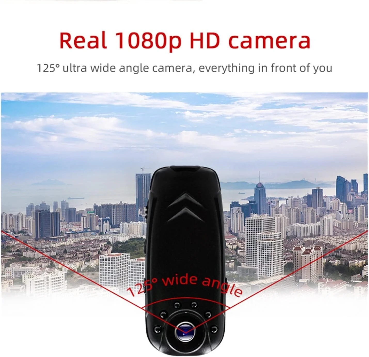 دوربین فیلمبرداری کوچک ضبط کننده اجرای قانون 1080P ضبط کننده ویدیو حرفه ای بدنه قابل حمل جلسه تثبیت طول عمر باتری طولانی (رنگ: Z1، اندازه: با کارت TF 64 گیگابایتی) دوربین فیلمبرداری کوچک ضبط کننده اجرای قانون 1080P ضبط کننده ویدیو حرفه ای بدنه قابل حمل جلسه تثبیت طول عمر باتری طولانی (رنگ: Z1، اندازه: با کارت TF 64 گیگابایتی)