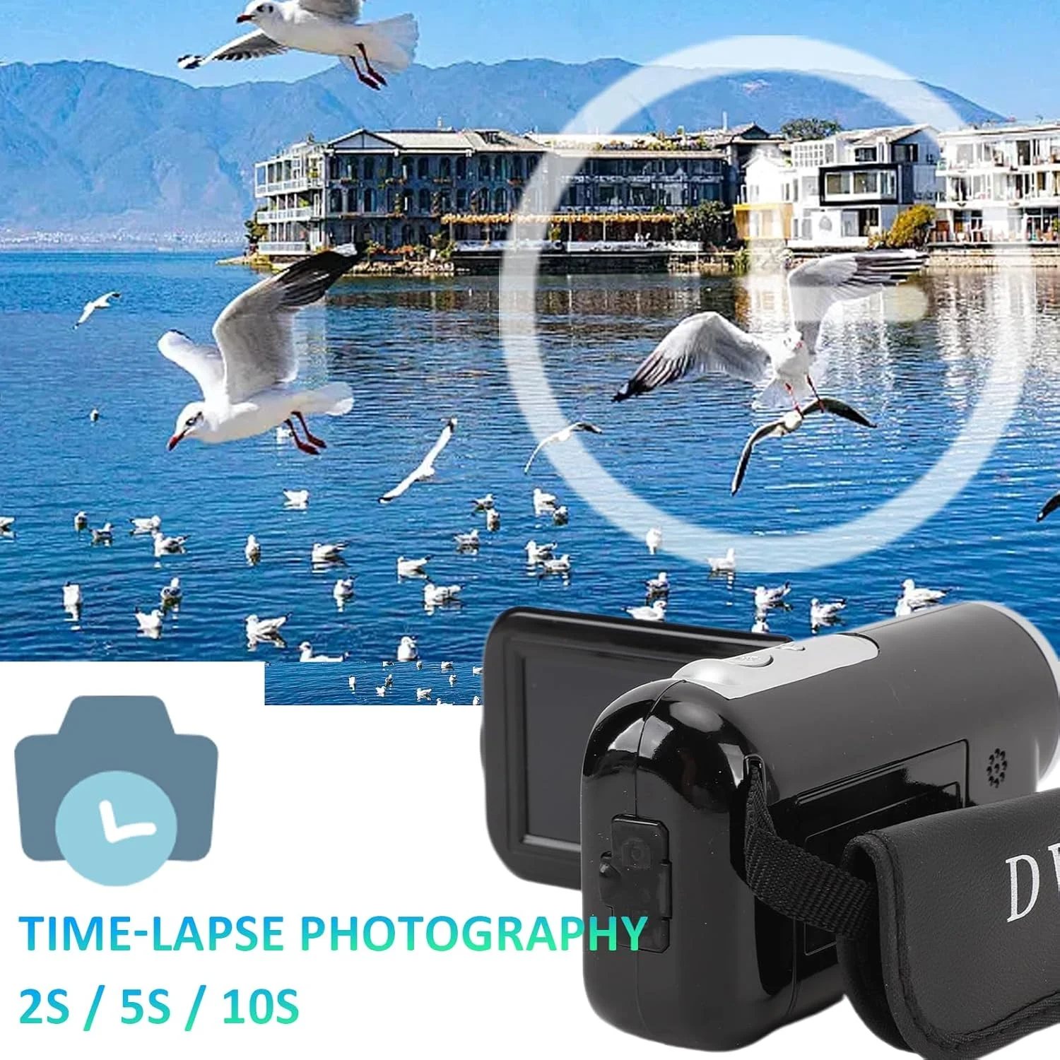 دوربین فیلمبرداری Plyisty، دوربین فیلمبرداری Full HD 1080P با زوم دیجیتال 16 برابر و صفحه نمایش 2.0 اینچی، پشتیبانی از میکروفون، ضبط حلقه ای، واترمارک زمان دوربین فیلمبرداری Plyisty، دوربین فیلمبرداری Full HD 1080P با زوم دیجیتال 16 برابر و صفحه نمایش 2.0 اینچی، پشتیبانی از میکروفون، ضبط حلقه ای، واترمارک زمان