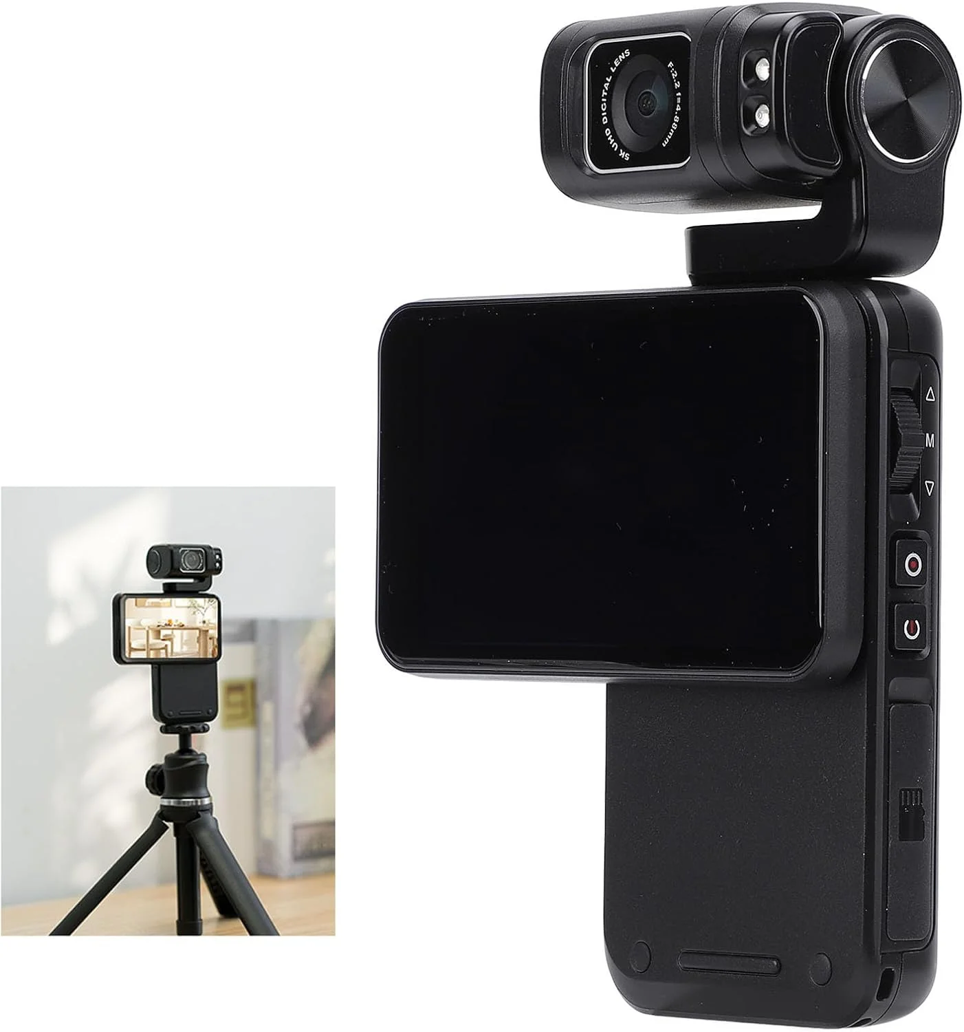 دوربین فیلمبرداری 5K، دوربین دستی با صفحه لمسی چرخان 3.5 اینچی، زوم دیجیتال 10X، عکاسی تایم لپس، پخش آنلاین ویدیو دوربین فیلمبرداری 5K، دوربین دستی با صفحه لمسی چرخان 3.5 اینچی، زوم دیجیتال 10X، عکاسی تایم لپس، پخش آنلاین ویدیو