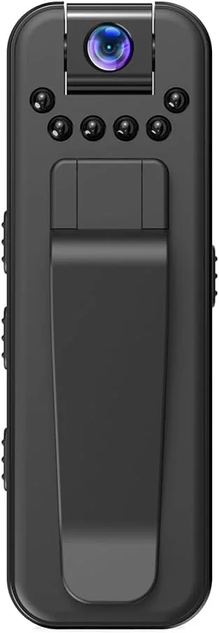 دوربین فیلمبرداری دیجیتال قابل حمل HD 1080P با گیره پشتی، دید در شب مادون قرمز، دوربین فیلمبرداری مینیاتوری تشخیص حرکت، دوربین فیلمبرداری ورزشی در فضای باز DV DVR نظارت تصویری