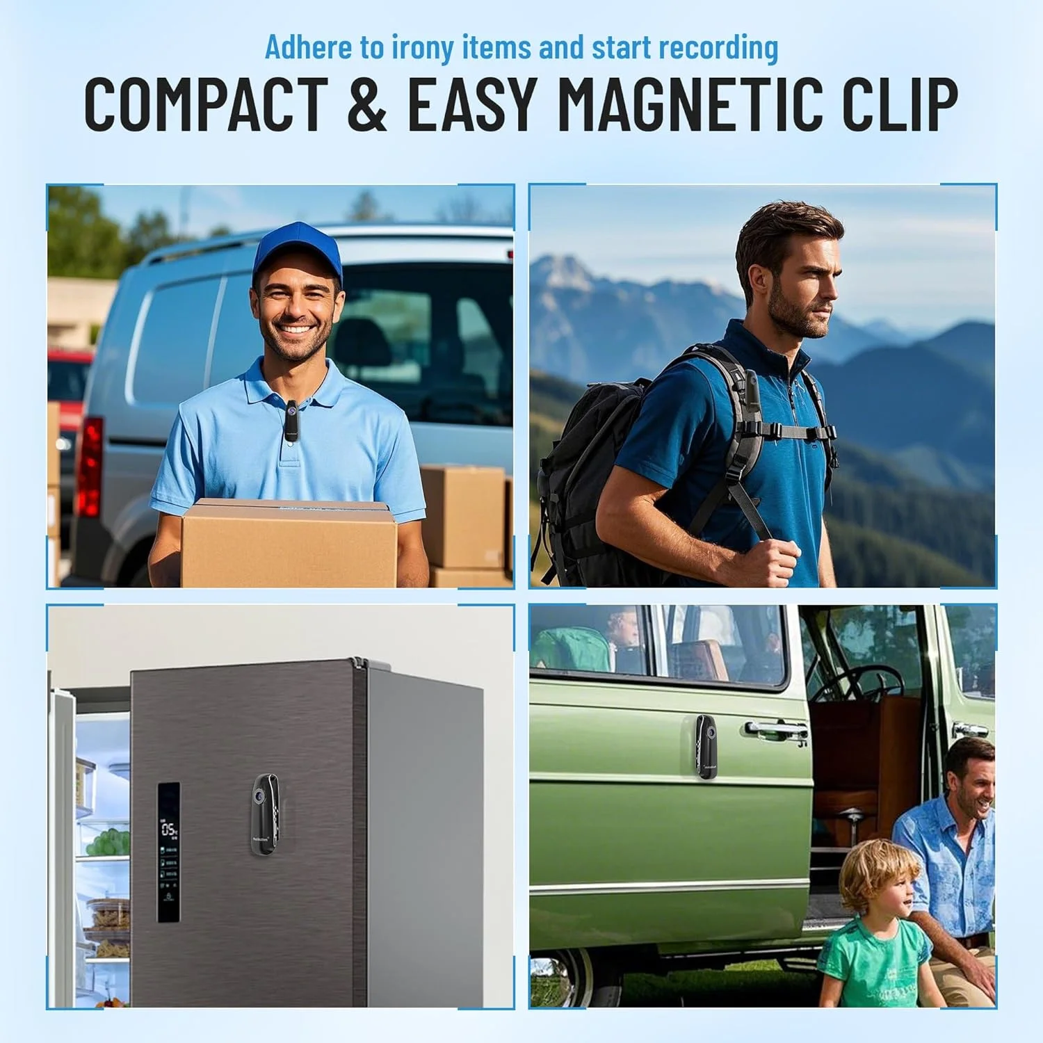 دوربین کوچک بدنه با ضبط صدا و تصویر 1080P 64GB، ضبط کننده ویدیویی تشخیص حرکت، دوربین فیلمبرداری POV قابل حمل با کیف مغناطیسی، DV قابل حمل برای دوچرخه سواری، حیوانات خانگی، پیاده روی، مسافرت دوربین کوچک بدنه با ضبط صدا و تصویر 1080P 64GB، ضبط کننده ویدیویی تشخیص حرکت، دوربین فیلمبرداری POV قابل حمل با کیف مغناطیسی، DV قابل حمل برای دوچرخه سواری، حیوانات خانگی، پیاده روی، مسافرت