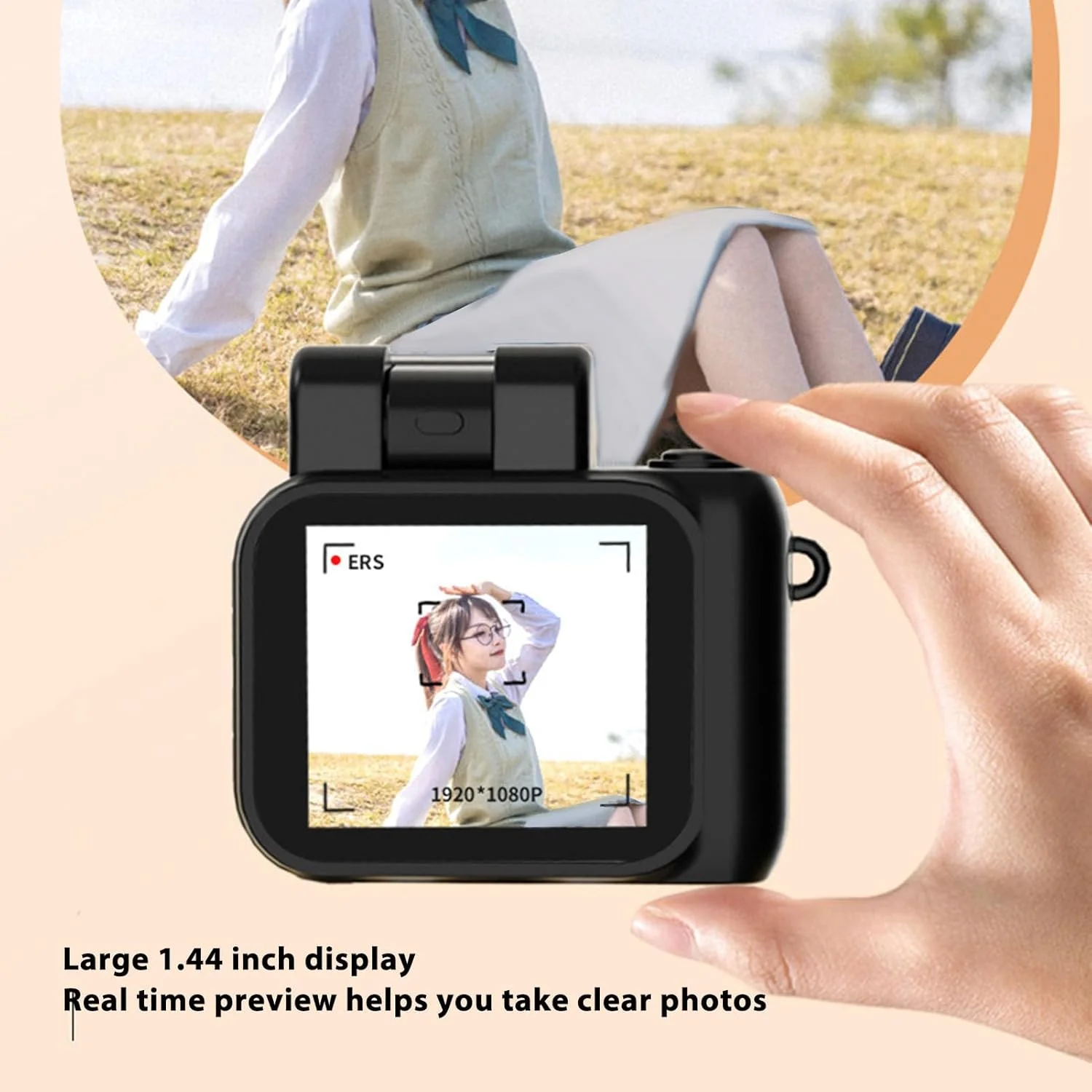 دوربین کوچک DV، ضبط کننده ویدیویی انگشتی HD 1080P مینی DVR با صفحه نمایش 1.44 اینچی، جعبه شارژ، پشتیبانی از OTG، برای مسافرت، ورزش و دوچرخه سواری (مشکی)، مشکی دوربین کوچک DV، ضبط کننده ویدیویی انگشتی HD 1080P مینی DVR با صفحه نمایش 1.44 اینچی، جعبه شارژ، پشتیبانی از OTG، برای مسافرت، ورزش و دوچرخه سواری (مشکی)، مشکی