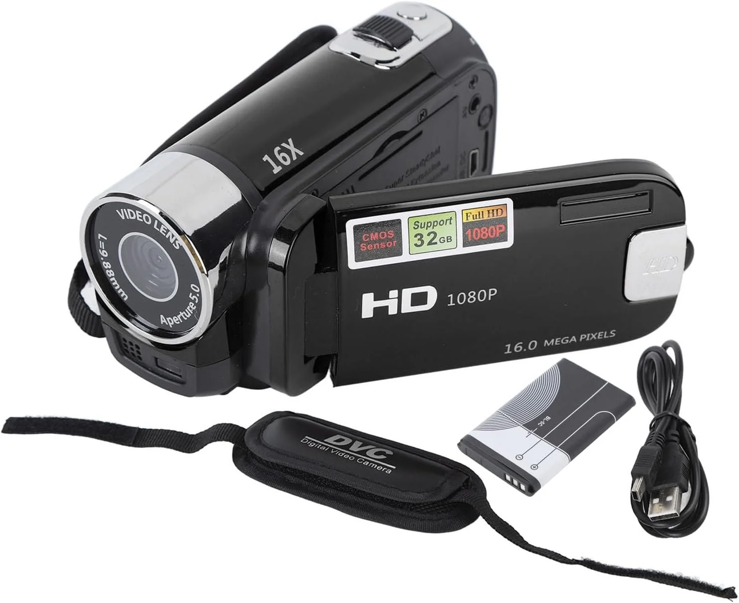 دوربین فیلمبرداری Segrehy Vhs، دوربین فیلمبرداری Mini DV 4K 48MP DV با صفحه نمایش چرخان 2.7 اینچی TFT، زوم دیجیتال 16x، دوربین فیلمبرداری دستی جمع و جور با کابل USB برای خانواده و مسافرت (مشکی) دوربین فیلمبرداری Segrehy Vhs، دوربین فیلمبرداری Mini DV 4K 48MP DV با صفحه نمایش چرخان 2.7 اینچی TFT، زوم دیجیتال 16x، دوربین فیلمبرداری دستی جمع و جور با کابل USB برای خانواده و مسافرت (مشکی)