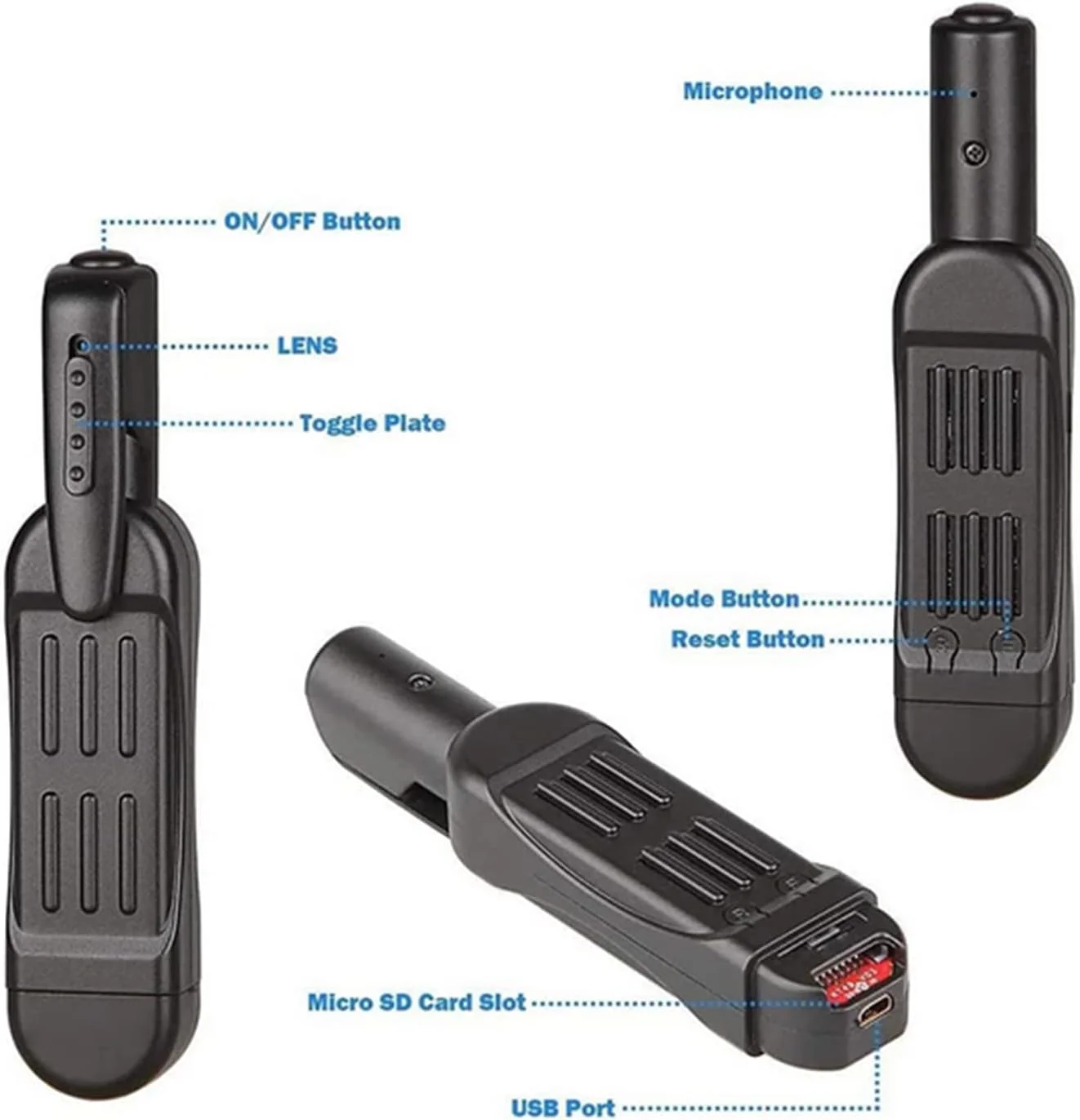 دوربین فیلمبرداری مینی DV دیجیتال SKEIDO با رزولوشن 1080P، زوم اپتیکال 721 و اندازه صفحه نمایش نامشخص - T189 دوربین فیلمبرداری مینی DV دیجیتال SKEIDO با رزولوشن 1080P، زوم اپتیکال 721 و اندازه صفحه نمایش نامشخص - T189