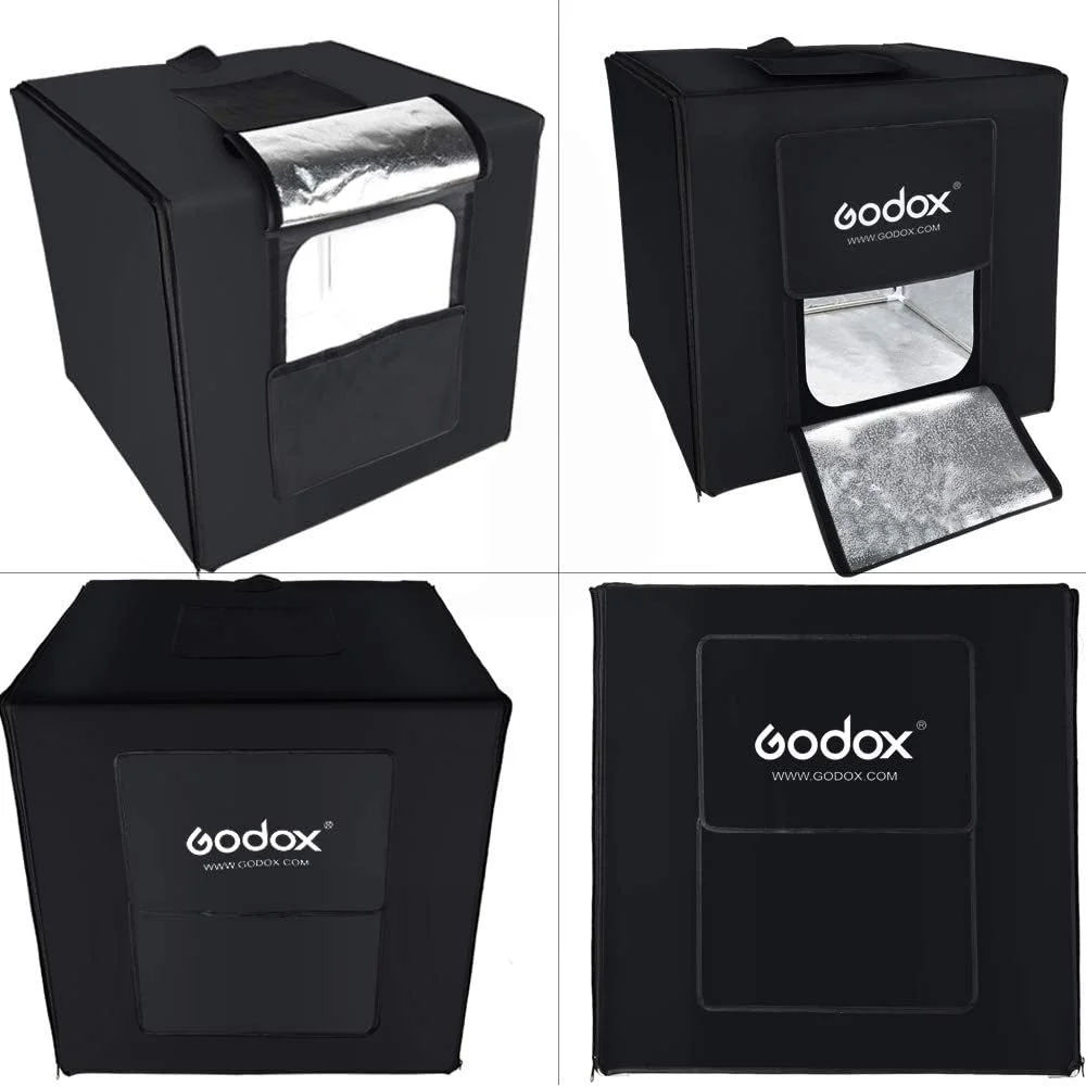 چادر استودیویی عکاسی LED کوچک گودوکس LSD80، ابعاد 80x80x80 سانتی متر، دارای دو صفحه نور LED برای عکاسی (توان 40 وات، 10000 تا 11000 لومن، دمای رنگ 5800K±200K) (LSD80) چادر استودیویی عکاسی LED کوچک گودوکس LSD80، ابعاد 80x80x80 سانتی متر، دارای دو صفحه نور LED برای عکاسی (توان 40 وات، 10000 تا 11000 لومن، دمای رنگ 5800K±200K) (LSD80)