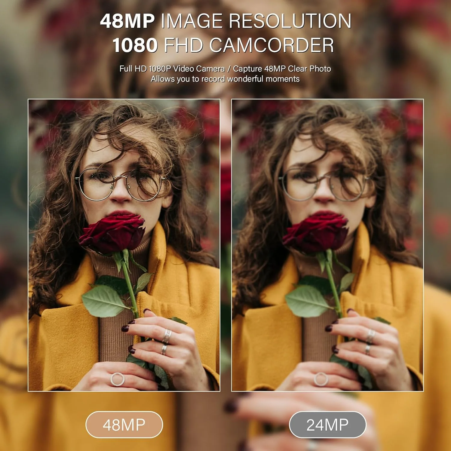 دوربین فیلمبرداری SIRMEUE، کیفیت Full HD 1080P، عکس 48 مگاپیکسل، زوم دیجیتال 16X، صفحه نمایش 3.0 اینچی IPS با کارت 32 گیگابایتی، کنترل از راه دور و باتری دوربین فیلمبرداری SIRMEUE، کیفیت Full HD 1080P، عکس 48 مگاپیکسل، زوم دیجیتال 16X، صفحه نمایش 3.0 اینچی IPS با کارت 32 گیگابایتی، کنترل از راه دور و باتری