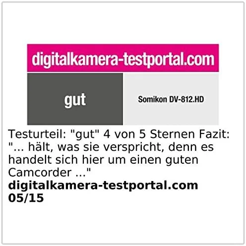 دوربین فیلمبرداری جیبی Somikon DV-812.HD، مشکی دوربین فیلمبرداری جیبی Somikon DV-812.HD، مشکی