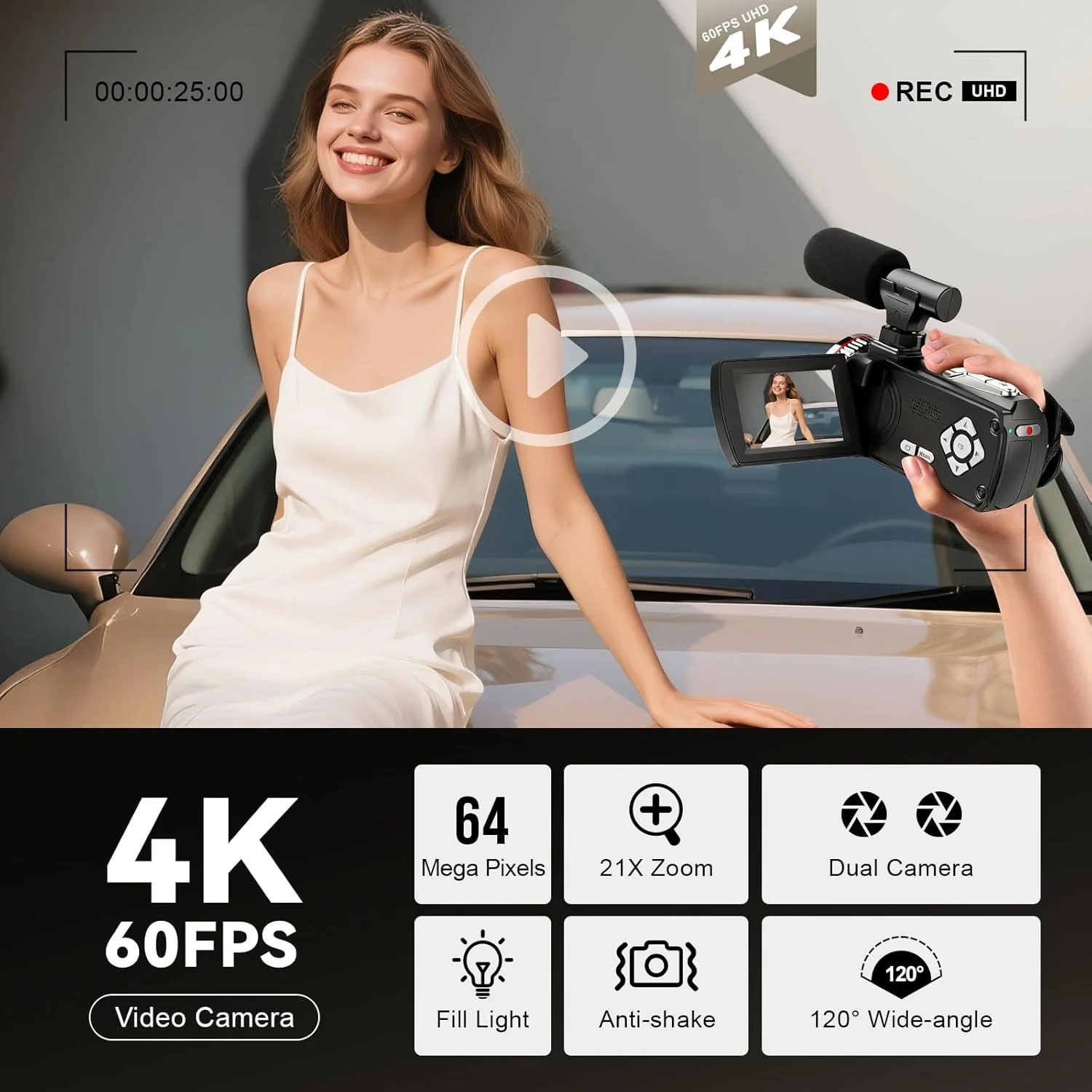 دوربین فیلمبرداری 4K مدل 900Pro دوربین فیلمبرداری 4K مدل 900Pro