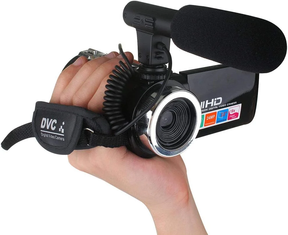 دوربین فیلمبرداری فول اچ دی با میکروفون خارجی دوربین فیلمبرداری فول اچ دی با میکروفون خارجی