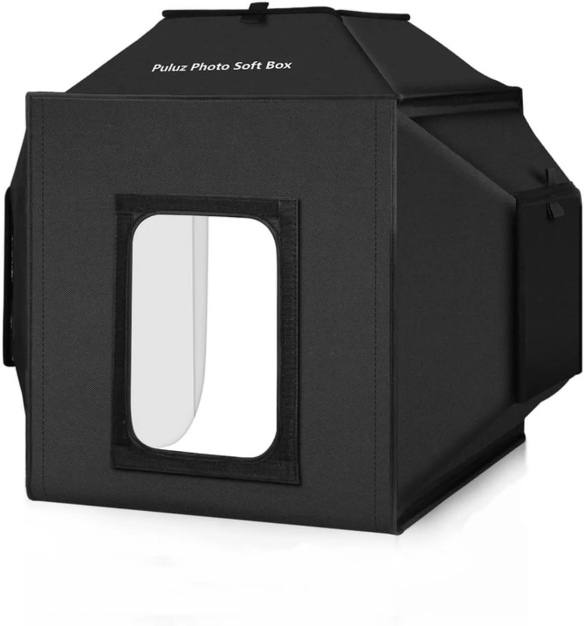 جعبه نور تاشو استودیویی 40 سانتی متری 72 وات 5500K با 4 پس زمینه رنگی و چراغ LED - دوشاخه UK