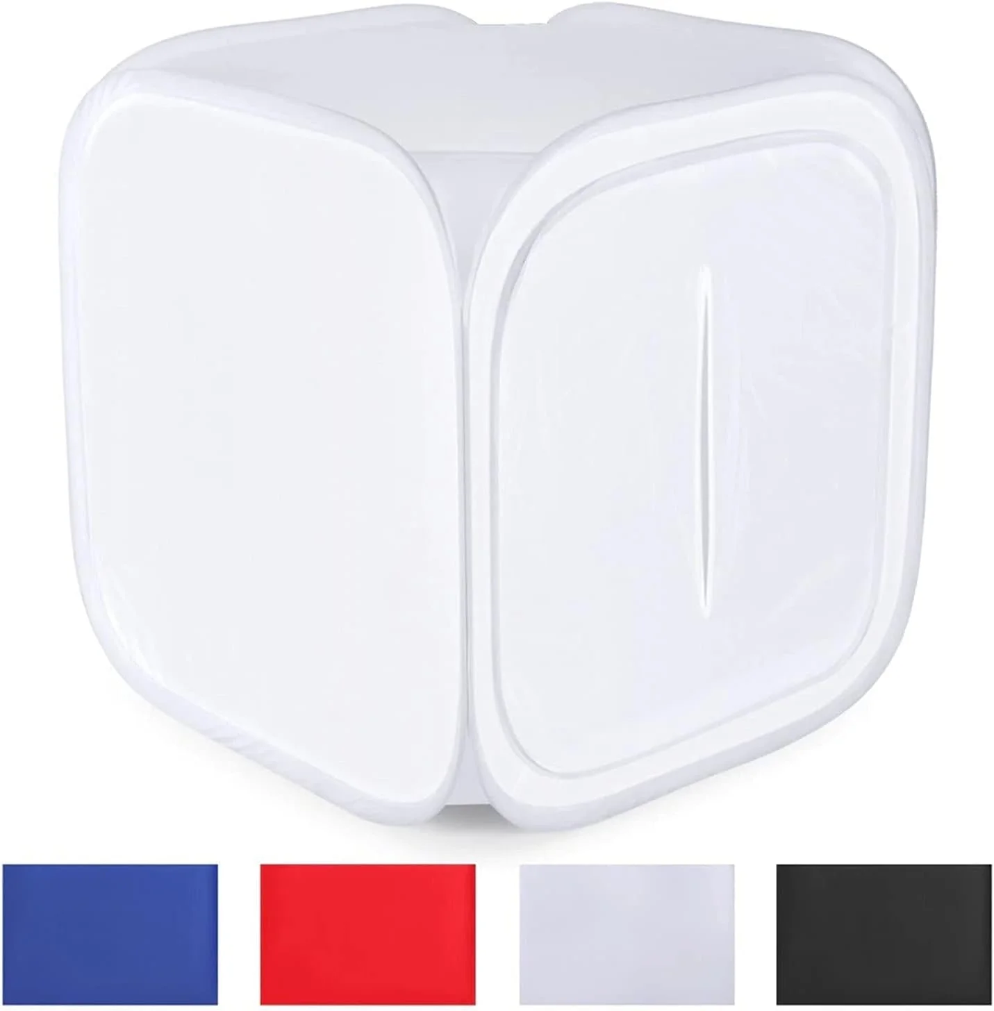 جعبه نور استودیویی eWINNER، چادر نور عکاسی با پس زمینه های رنگی و کیف قابل حمل (80x80 سانتی متر)