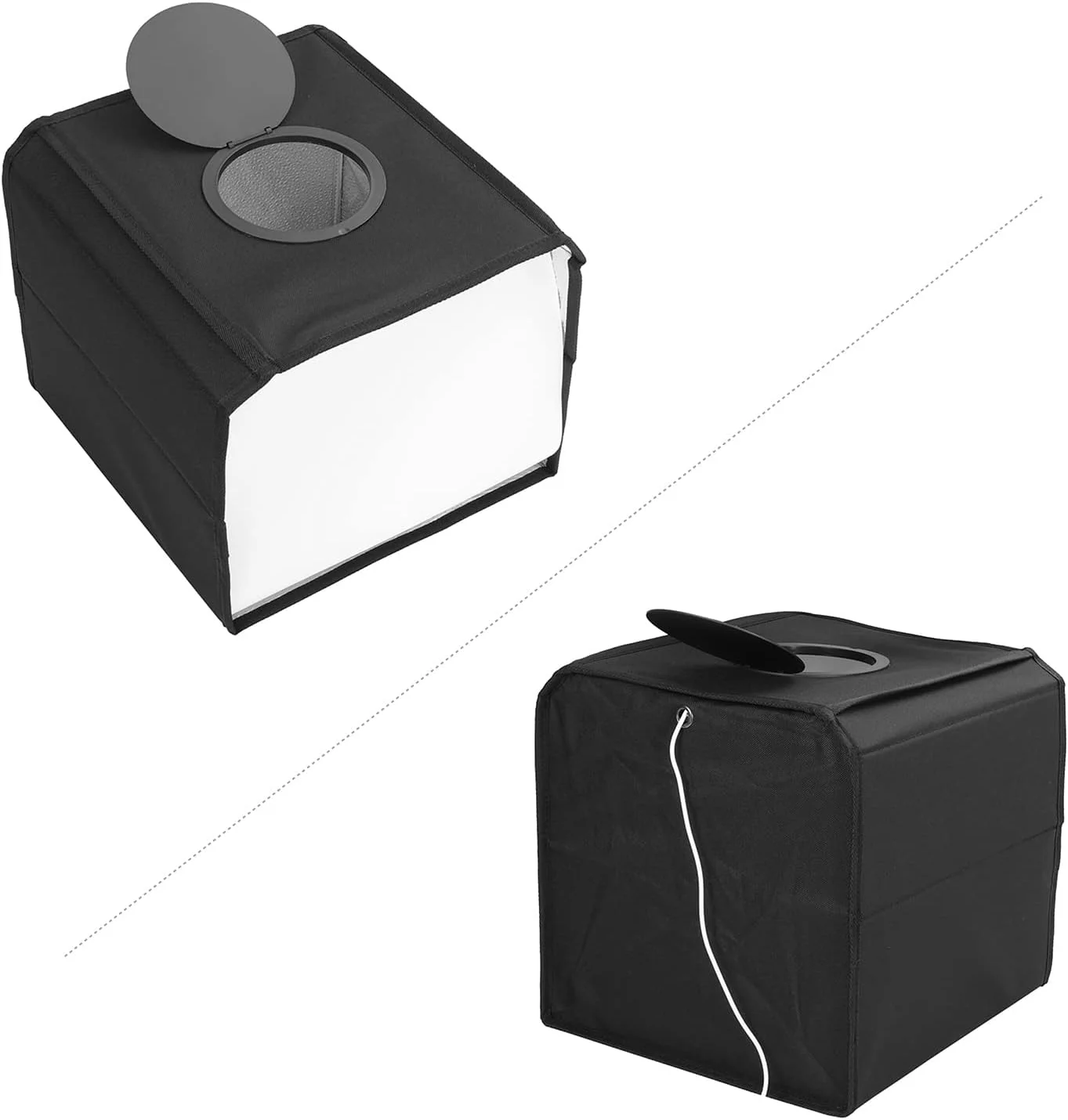 جعبه نور عکاسی کوچک قابل حمل موریلیان 25 در 25 سانتی متر با 6 پس زمینه و منبع تغذیه USB