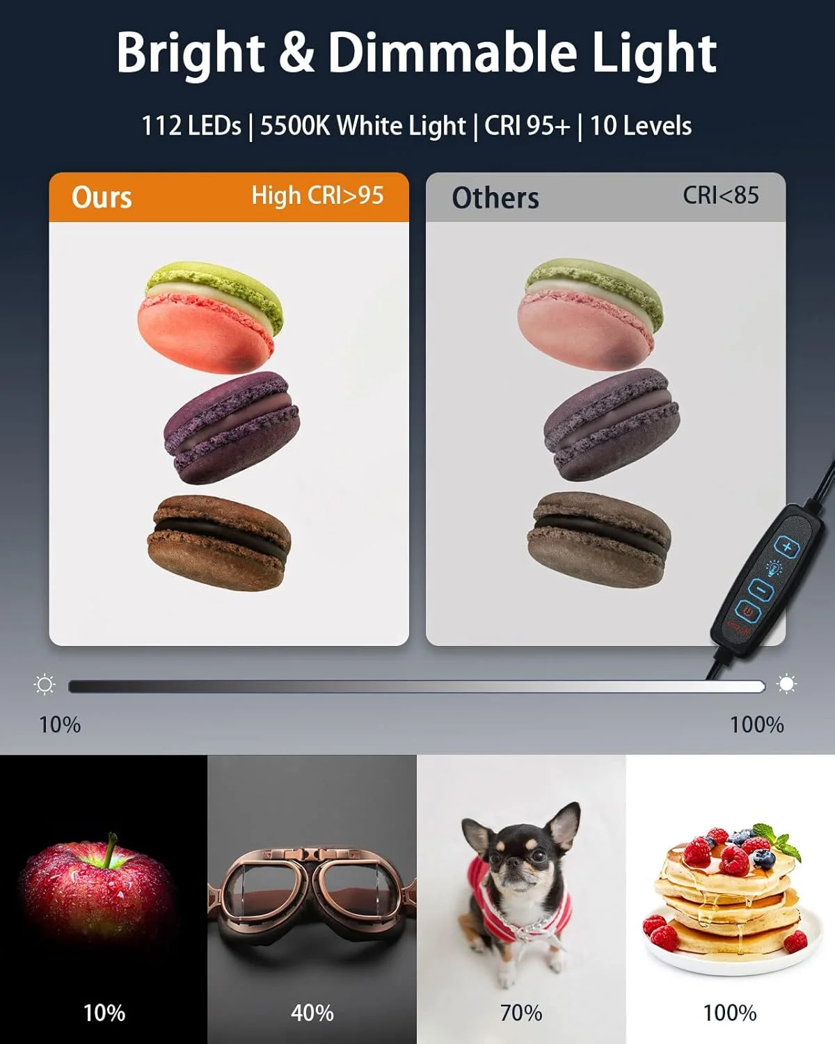 جعبه نور عکاسی DUCLUS، جعبه عکس 30 در 30 سانتی متر برای عکاسی محصول، مینی استودیوی عکس تاشو با 112 LED با قابلیت تنظیم نور، 6 پس زمینه براق برای چادر نور برای جواهرات و اشیاء کوچک جعبه نور عکاسی DUCLUS، جعبه عکس 30 در 30 سانتی متر برای عکاسی محصول، مینی استودیوی عکس تاشو با 112 LED با قابلیت تنظیم نور، 6 پس زمینه براق برای چادر نور برای جواهرات و اشیاء کوچک