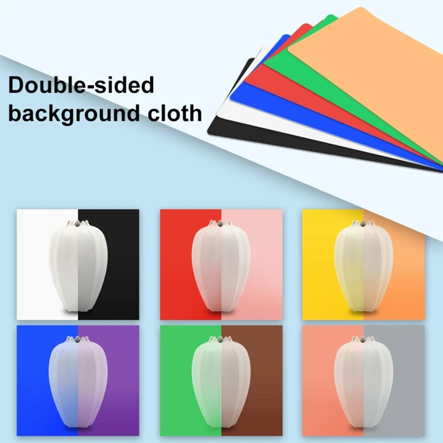 جعبه نور نرم تاشو قابل حمل موریلیان به همراه 12 پس زمینه رنگی