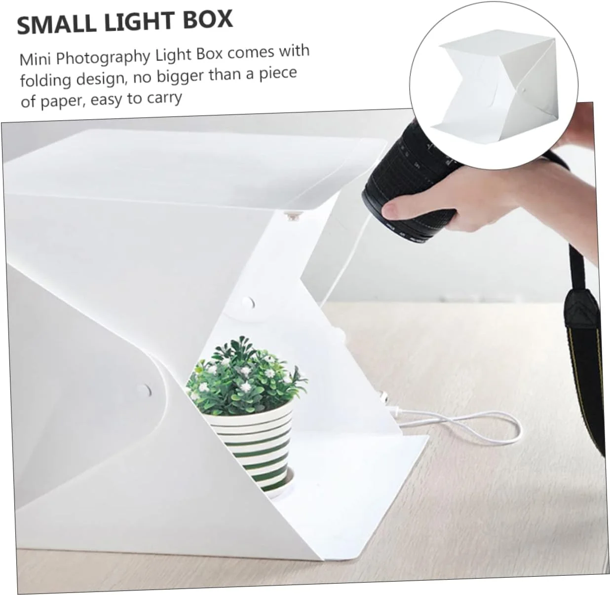 چادر نور قابل حمل عکاسی CIYODO تاشو برای استودیو جعبه نور LED برای لوازم جانبی جواهرات