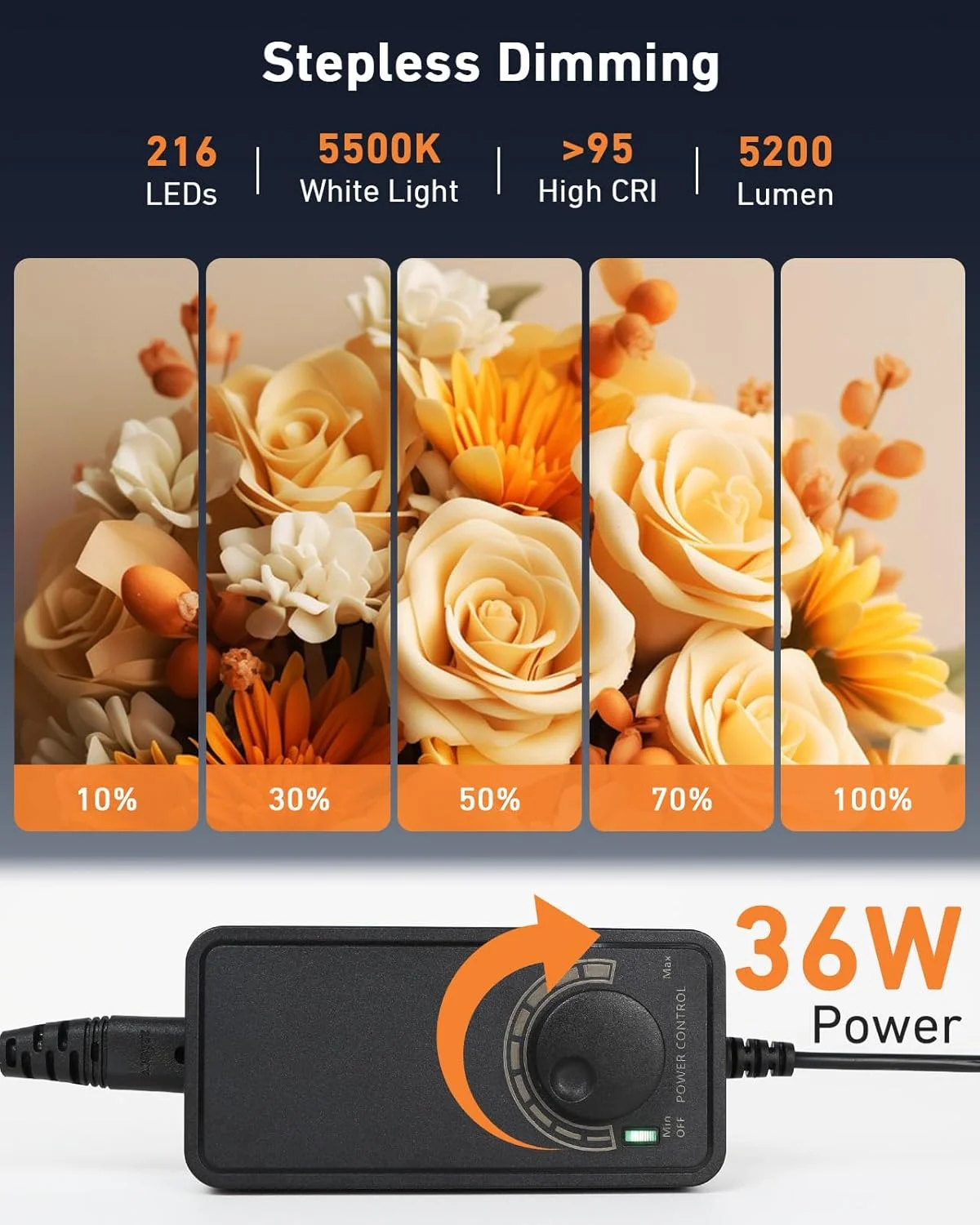 جعبه نور عکاسی DUCLUS 20" x 20", کیت چادر نور استودیوی عکس قابل حمل بزرگ، غرفه عکس حرفه ای با نورهای LED 216 و 6 پس زمینه برای عکاسی از جواهرات و مواد غذایی جعبه نور عکاسی DUCLUS 20" x 20", کیت چادر نور استودیوی عکس قابل حمل بزرگ، غرفه عکس حرفه ای با نورهای LED 216 و 6 پس زمینه برای عکاسی از جواهرات و مواد غذایی