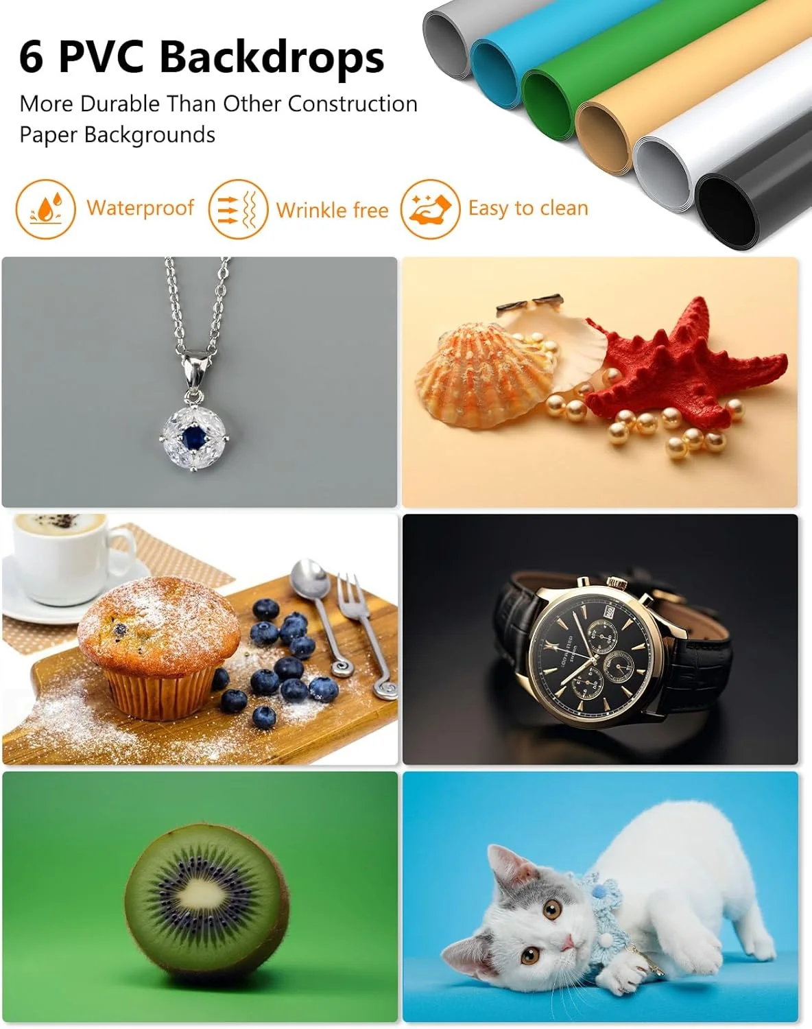 جعبه نور عکاسی ارتقا یافته DUCLUS 50CM، کیت چادر نور استودیوی عکس قابل حمل بزرگ، غرفه عکس حرفه ای با قابلیت تنظیم نور با 216 چراغ LED و 6 پس زمینه برای عکاسی از جواهرات و محصولات غذایی جعبه نور عکاسی ارتقا یافته DUCLUS 50CM، کیت چادر نور استودیوی عکس قابل حمل بزرگ، غرفه عکس حرفه ای با قابلیت تنظیم نور با 216 چراغ LED و 6 پس زمینه برای عکاسی از جواهرات و محصولات غذایی