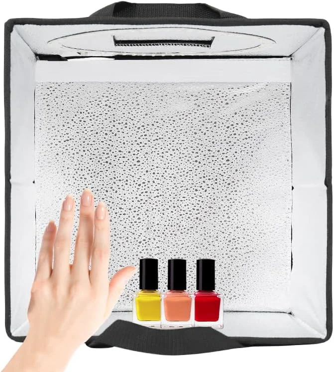 جعبه میز عکاسی AECAM - جعبه های نرم تاشو قابل حمل با نور قابل تنظیم، استودیوی نور عکس با 5 پس زمینه (40x40 سانتی متر) جعبه میز عکاسی AECAM - جعبه های نرم تاشو قابل حمل با نور قابل تنظیم، استودیوی نور عکس با 5 پس زمینه (40x40 سانتی متر)