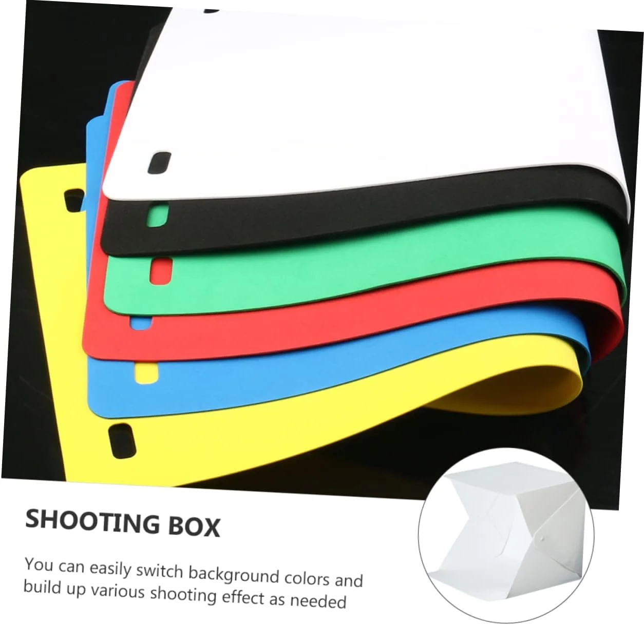 چادر نور عکاسی LED جمع و جور آرتیبتر، استودیوی قابل حمل، 4 پسزمینه رنگی برای استودیوی عکس محصولات چادر نور عکاسی LED جمع و جور آرتیبتر، استودیوی قابل حمل، 4 پسزمینه رنگی برای استودیوی عکس محصولات