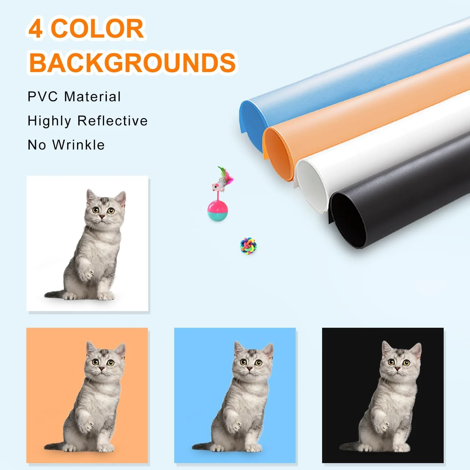 جعبه نور استودیوی عکاسی 60x60 سانتی متر، کیت چادر عکاسی با نور LED و 4 پس زمینه رنگی برای عکاسی محصول جعبه نور استودیوی عکاسی 60x60 سانتی متر، کیت چادر عکاسی با نور LED و 4 پس زمینه رنگی برای عکاسی محصول