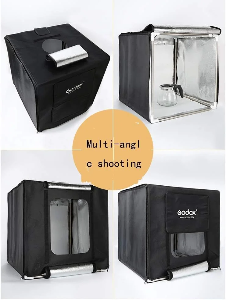 نور پرکننده چادر استودیویی عکس QSTF | چادر جعبه ای متوسط | کیت عکاسی مکعبی قابل حمل پاپ آپ برای عکاسی از اشیاء کوچک | چادر محصول با LED داخلی | چادر عکاسی با تلفن هوشمند نور پرکننده چادر استودیویی عکس QSTF | چادر جعبه ای متوسط | کیت عکاسی مکعبی قابل حمل پاپ آپ برای عکاسی از اشیاء کوچک | چادر محصول با LED داخلی | چادر عکاسی با تلفن هوشمند