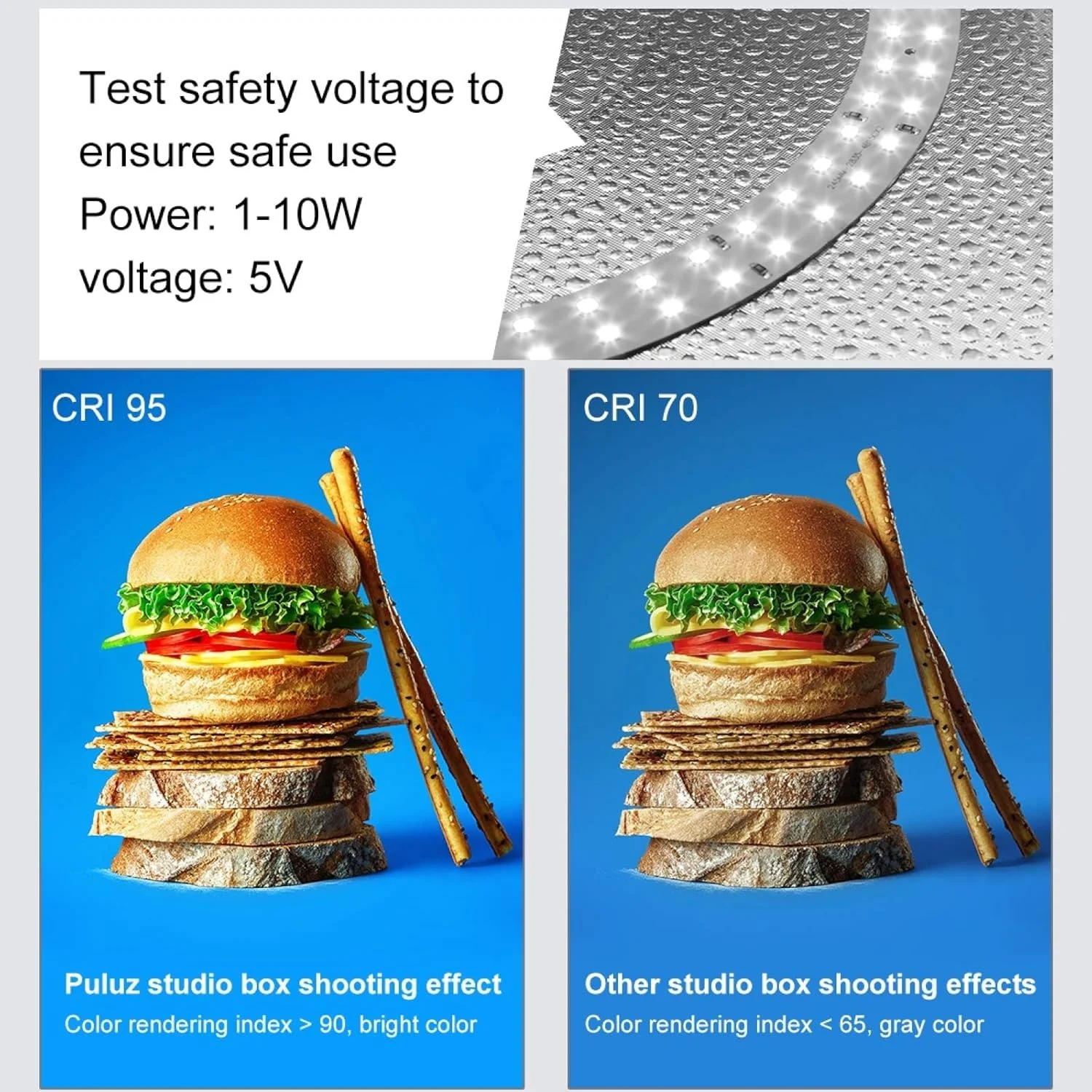 جعبه نور تاشو LED مدل PU5041B، ابعاد 40 * 40 * 40 سانتی متر، استودیوی عکس رومیزی، سافت باکس، 144 عدد لامپ LED با قابلیت تنظیم نور بین 3200K-6500K، دارای 3 حالت نور و 10 سطح روشنایی، تغذیه از طریق USB، به همراه 6 پس زمینه رنگی جعبه نور تاشو LED مدل PU5041B، ابعاد 40 * 40 * 40 سانتی متر، استودیوی عکس رومیزی، سافت باکس، 144 عدد لامپ LED با قابلیت تنظیم نور بین 3200K-6500K، دارای 3 حالت نور و 10 سطح روشنایی، تغذیه از طریق USB، به همراه 6 پس زمینه رنگی