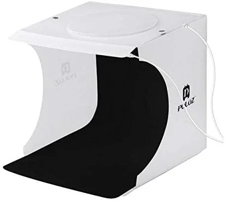 جعبه استودیوی عکسبرداری تاشو و قابل حمل Puluz با 2 پنل LED و 6 پس زمینه رنگی (24x23x22 سانتی متر) جعبه استودیوی عکسبرداری تاشو و قابل حمل Puluz با 2 پنل LED و 6 پس زمینه رنگی (24x23x22 سانتی متر)