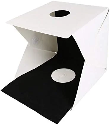 جعبه نور تاشو استودیوی عکسبرداری قابل حمل با نوار نور ال ای دی