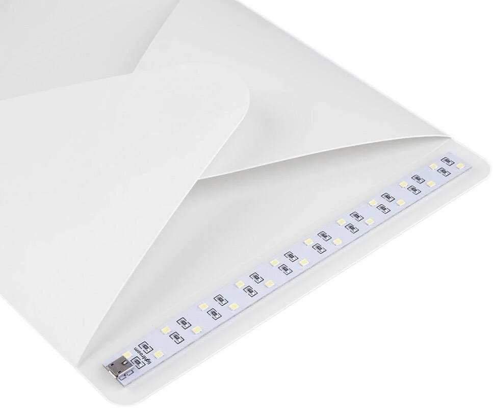 جعبه نور تاشو استودیوی عکسبرداری قابل حمل با نوار نور ال ای دی