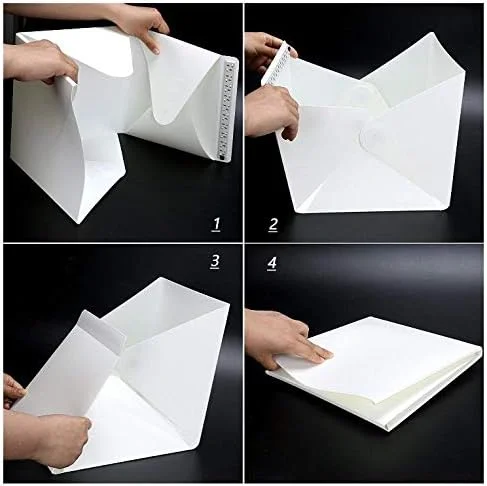 جعبه نور تاشو استودیوی عکسبرداری قابل حمل با نوار نور ال ای دی