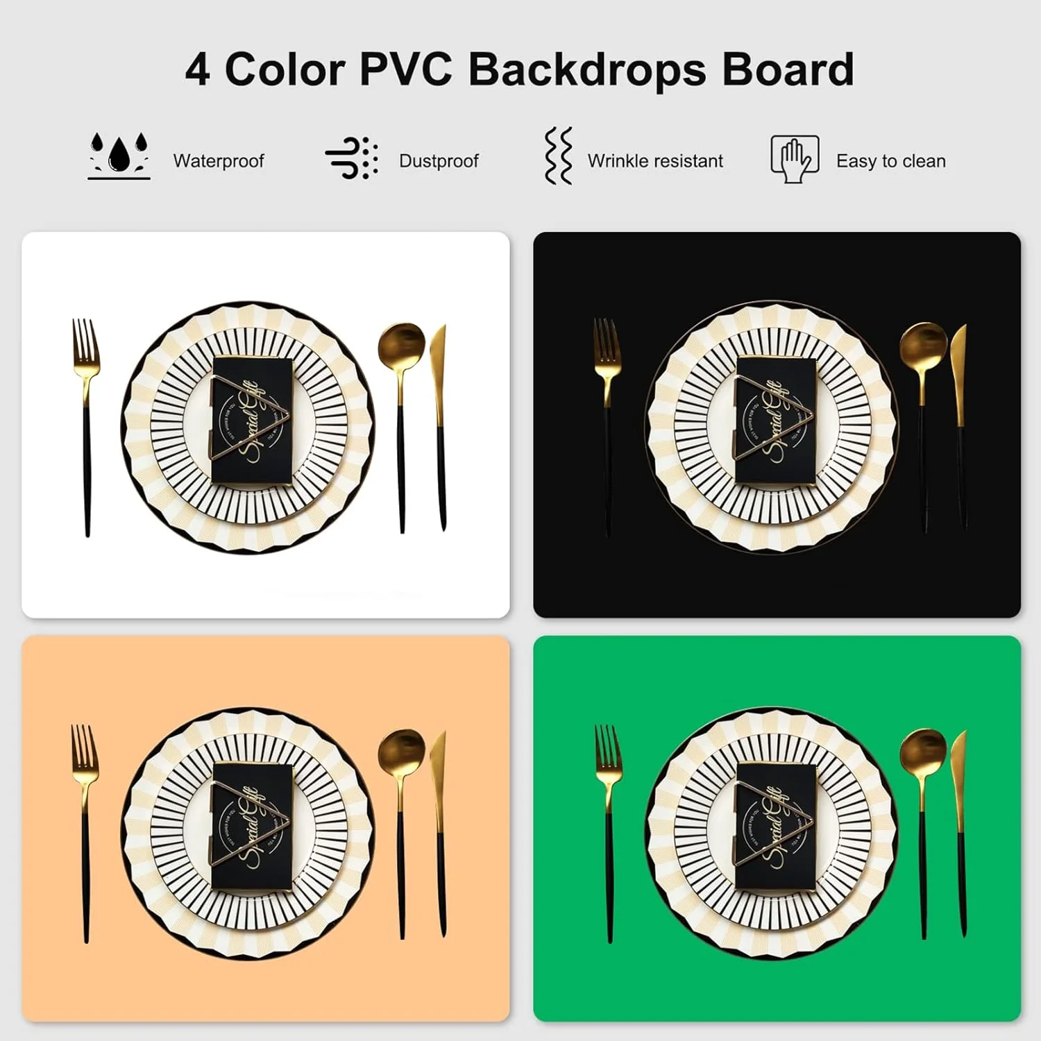 جعبه نور تاشو LED Irovami PU5042B با ابعاد 40 در 40 سانتی متر، استودیوی عکس رومیزی سافت باکس، 480 عدد مهره LED با CRI95، توان 70 وات، دمای رنگ 5500 کلوین، دیمر دار به همراه 4 پس زمینه رنگی برای عکاسی از محصولات کوچک