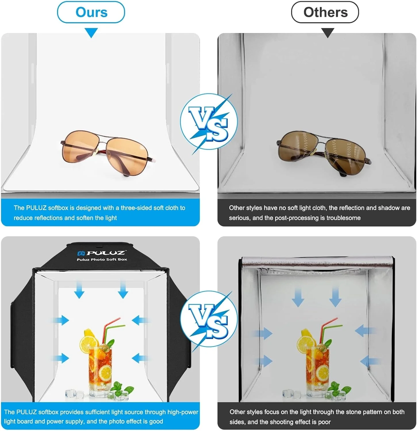 جعبه نور استودیویی قابل حمل ارتقا یافته نیونتور، 40cm x 40cm کیت چادر عکاسی تاشو با قابلیت تنظیم نور حرفه ای با CRI>95، 480 چراغ LED و 4 پس زمینه PVC رنگی برای عکاسی از جواهرات و محصولات جعبه نور استودیویی قابل حمل ارتقا یافته نیونتور، 40cm x 40cm کیت چادر عکاسی تاشو با قابلیت تنظیم نور حرفه ای با CRI>95، 480 چراغ LED و 4 پس زمینه PVC رنگی برای عکاسی از جواهرات و محصولات