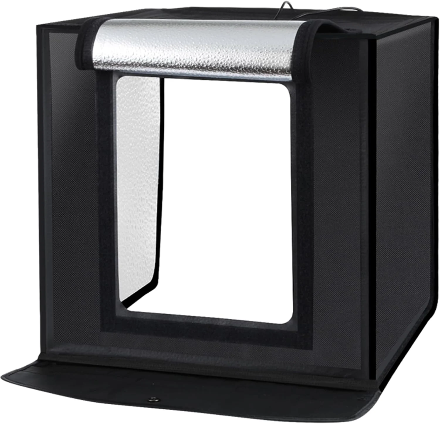 جعبه نور عکاسی 60 سانتی متری بزرگ با 120 مهره LED، CRI >95، کیت چادر عکاسی قابل حمل حرفه ای با 6 پس زمینه رنگی برای عکاسی محصول (60 سانتی متر / 24 اینچ)