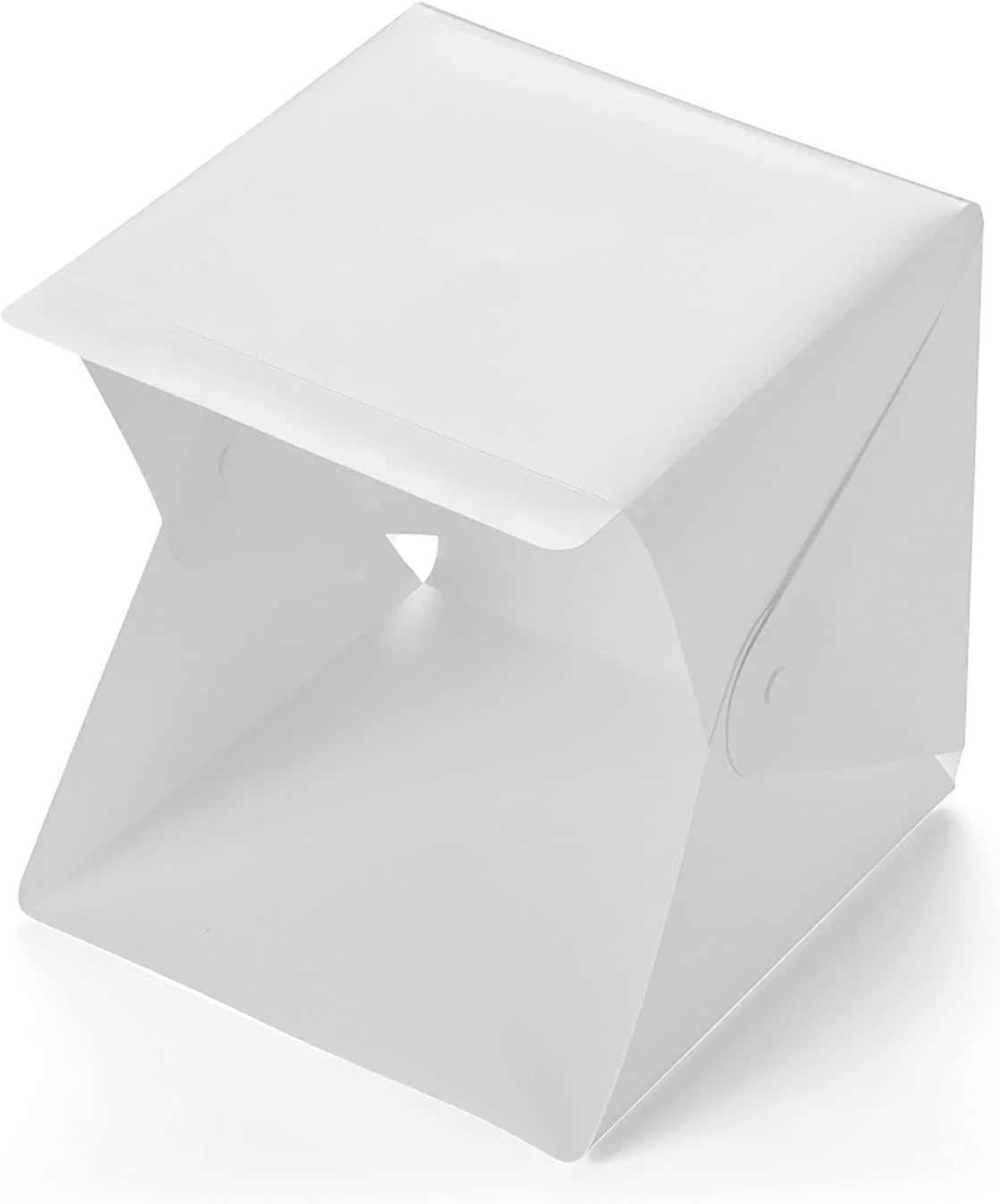 جعبه نور استودیویی LED تاشو قابل حمل 6000K چادر عکاسی با پس زمینه های سیاه و سفید منبع تغذیه USB برای جواهرات ساعت محصولات کوچک و اشیاء بی جان