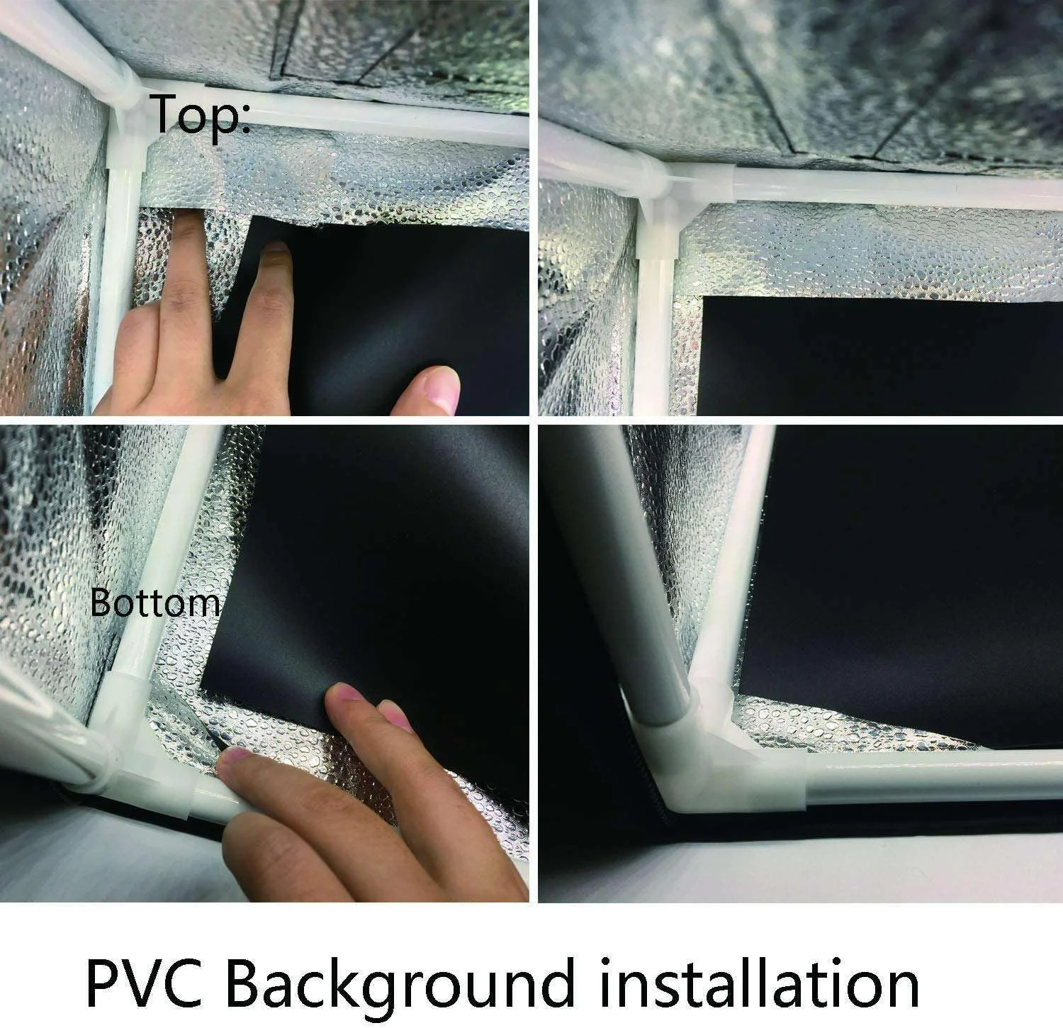 جعبه نور LED حرفه ای دوربین عکاسی 40×40×40 سانتی متر، دارای 72 مهره LED با دمای 5500 کلوین، چادر تاشو عکاسی با 3 پس زمینه PVC، سافت باکس قابل حمل (40×40×40 سانتی متر)