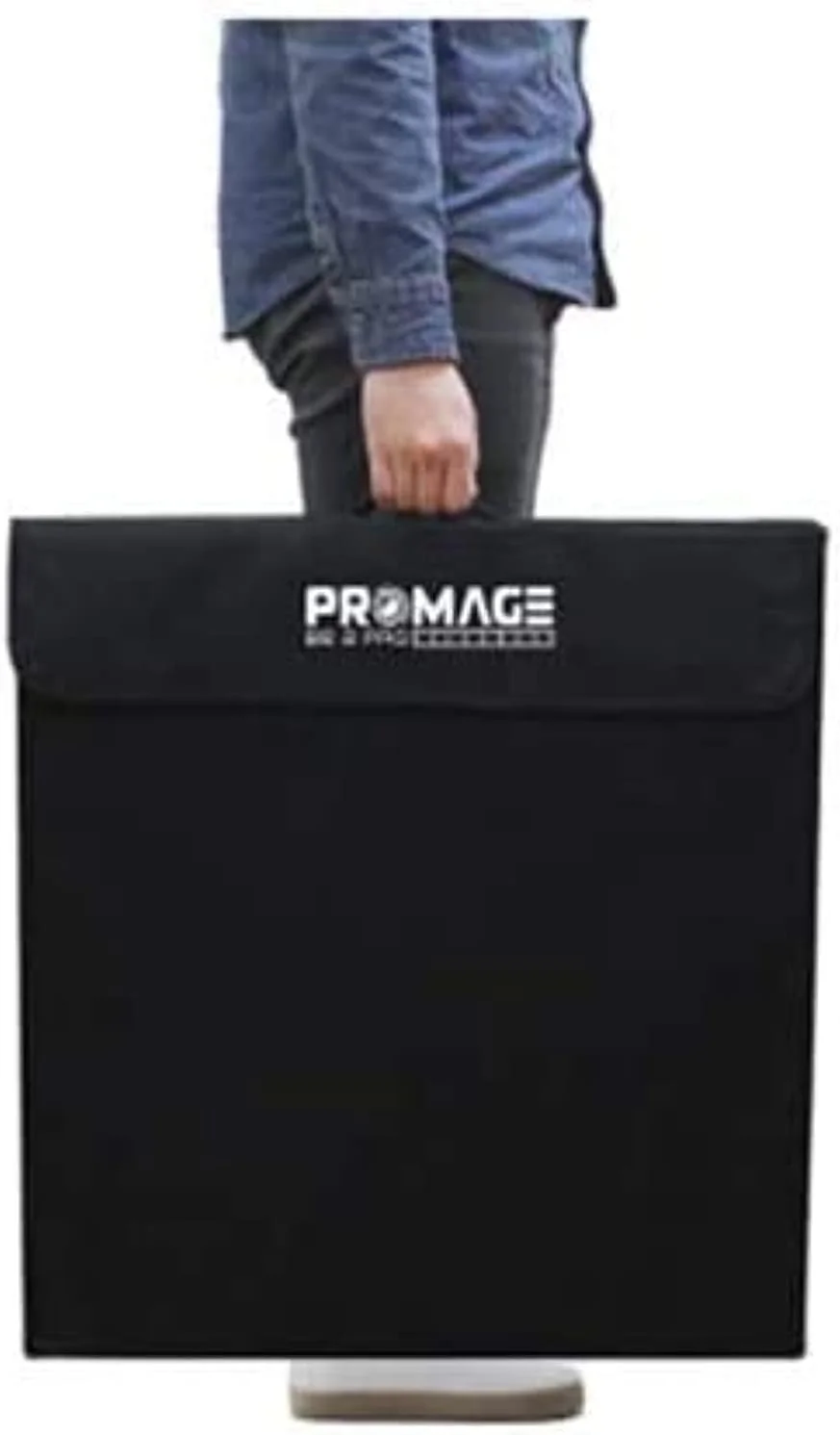 جعبه نور عکاسی حرفه ای PROMAGE مدل PB05 – ابعاد 40 * 40 سانتی متر PM440 به همراه کیت نور استودیویی با قابلیت تنظیم روشنایی
