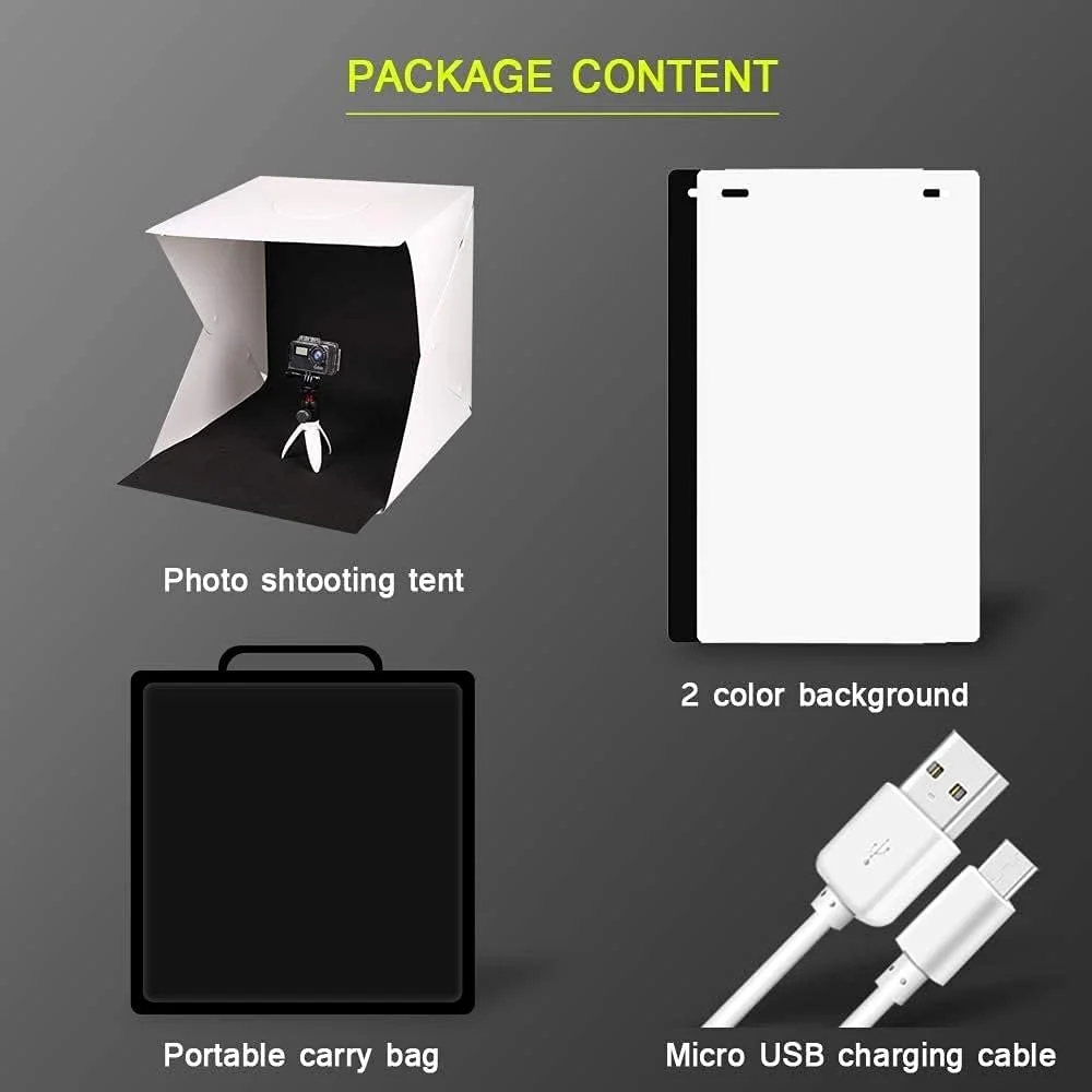 جعبه نور استودیویی متوسط ساتیام کرافت مناسب عکاسی محصول، عکاسی و کارهای DIY (یک عدد، 30 سانتی متر)