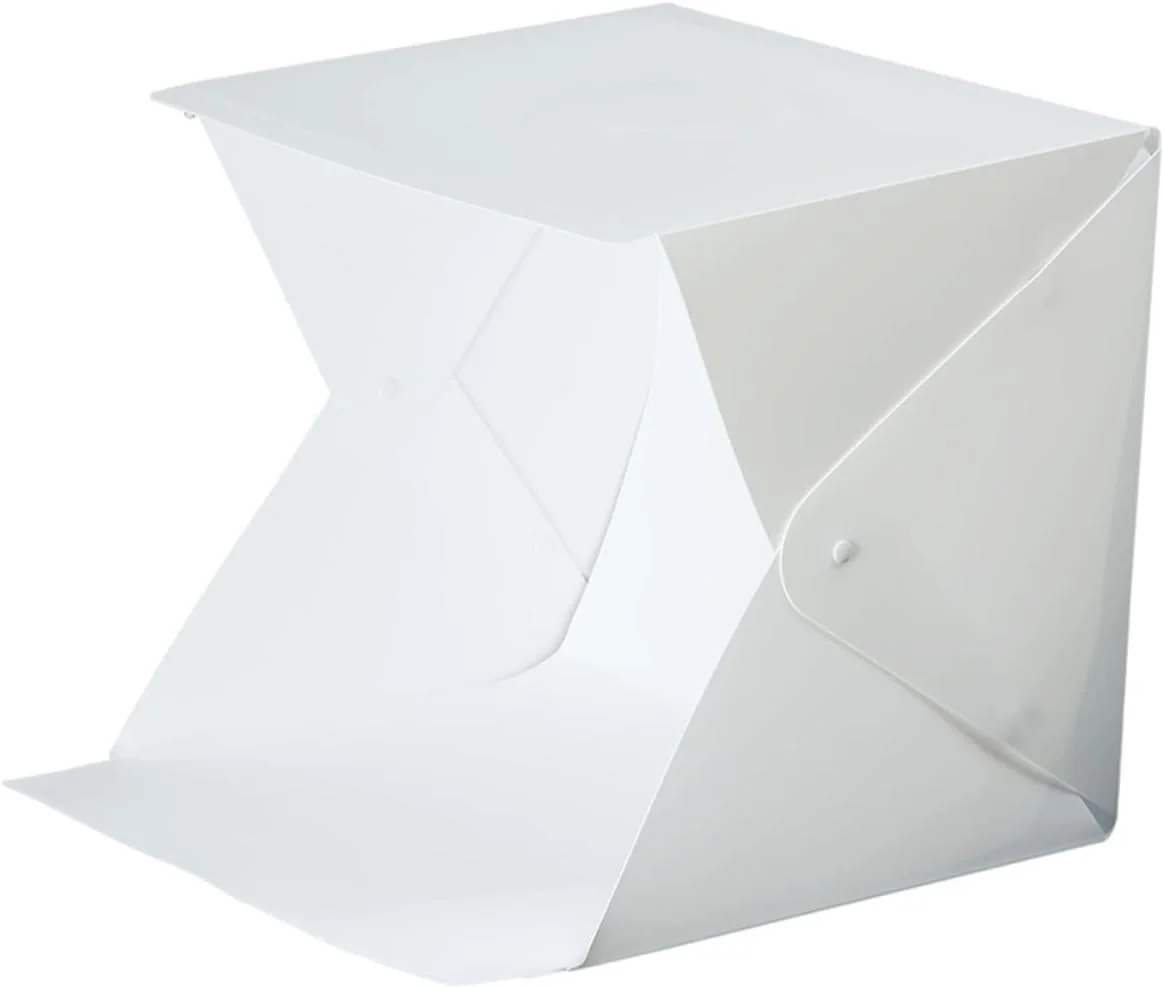 جعبه نور عکاسی استودیویی یاردن‌فان، جعبه نور فشرده عکس، چادر نور قابل حمل دو رنگ برای تصاویر محصول فروشگاه آنلاین با منبع تغذیه