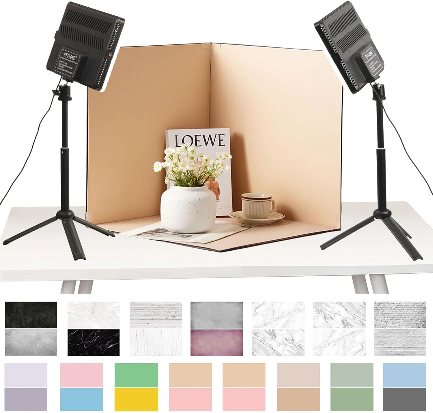 جعبه نور ارتقا یافته، جعبه نور استودیویی عکس قابل حمل 16x16، کیت چادر حرفه ای با 288 چراغ LED، 15 پس زمینه با کیفیت بالا برای عکاسی از غذا و محصولات کوچک جعبه نور ارتقا یافته، جعبه نور استودیویی عکس قابل حمل 16x16، کیت چادر حرفه ای با 288 چراغ LED، 15 پس زمینه با کیفیت بالا برای عکاسی از غذا و محصولات کوچک